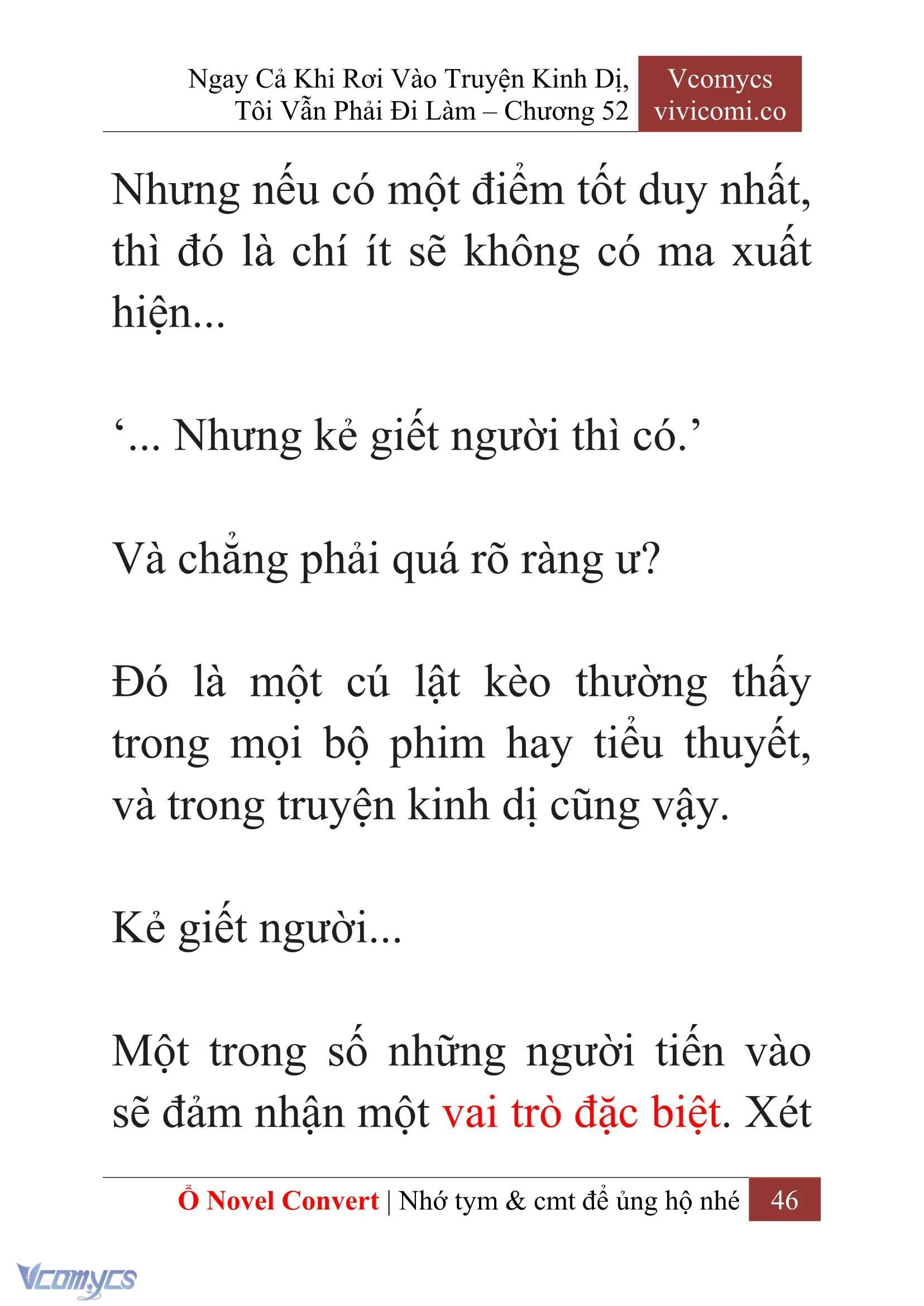 [Novel] Ngay Cả Khi Rơi Vào Truyện Kinh Dị, Tôi Vẫn Phải Đi Làm Chapter 52 - Trang 49