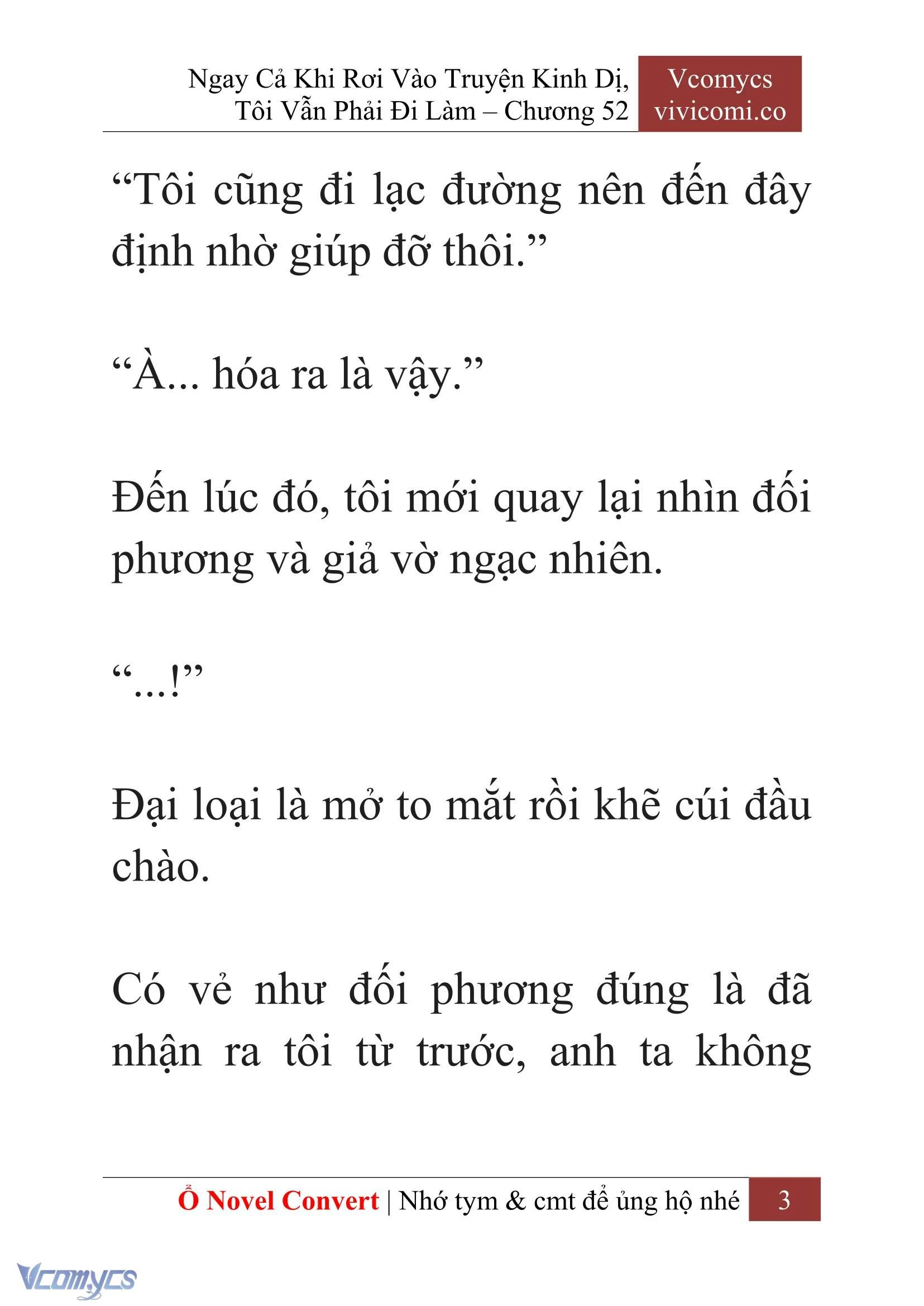 [Novel] Ngay Cả Khi Rơi Vào Truyện Kinh Dị, Tôi Vẫn Phải Đi Làm Chapter 52 - Trang 6