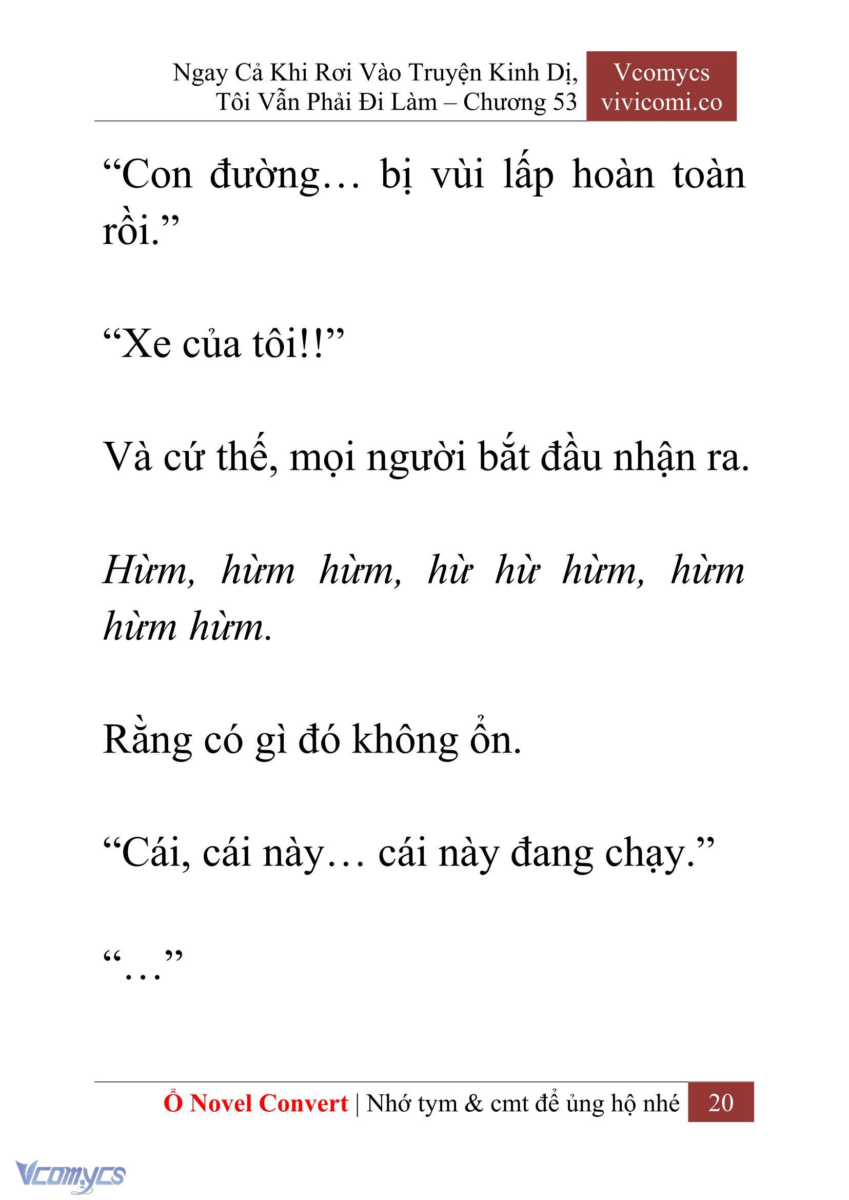 [Novel] Ngay Cả Khi Rơi Vào Truyện Kinh Dị, Tôi Vẫn Phải Đi Làm Chapter 53 - Trang 23