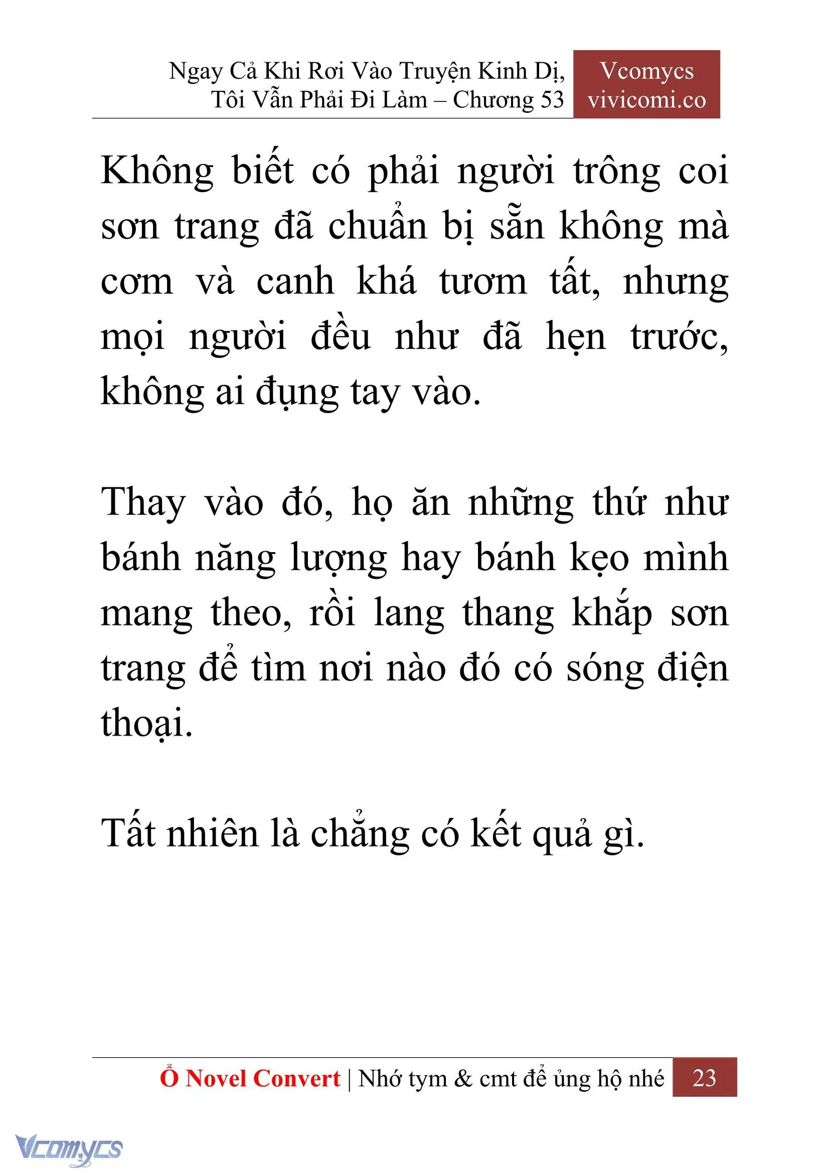[Novel] Ngay Cả Khi Rơi Vào Truyện Kinh Dị, Tôi Vẫn Phải Đi Làm Chapter 53 - Trang 26