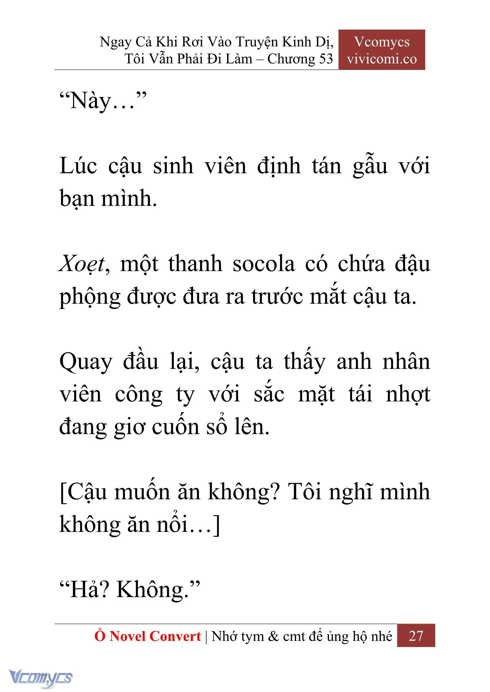 [Novel] Ngay Cả Khi Rơi Vào Truyện Kinh Dị, Tôi Vẫn Phải Đi Làm Chapter 53 - Trang 30