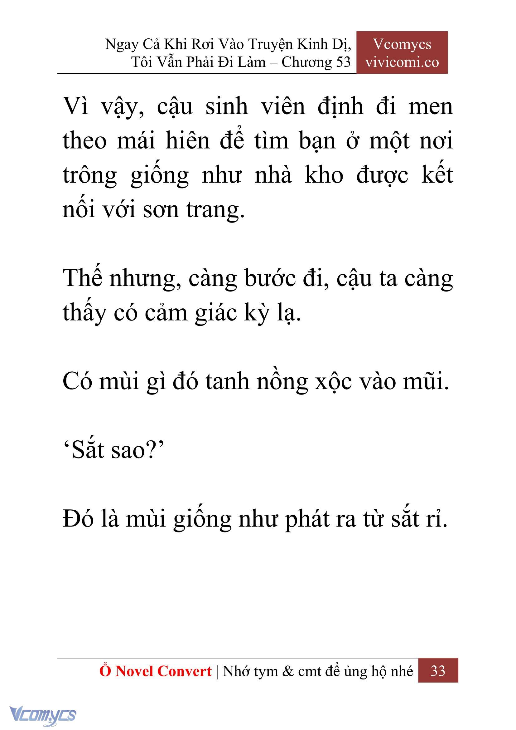[Novel] Ngay Cả Khi Rơi Vào Truyện Kinh Dị, Tôi Vẫn Phải Đi Làm Chapter 53 - Trang 36