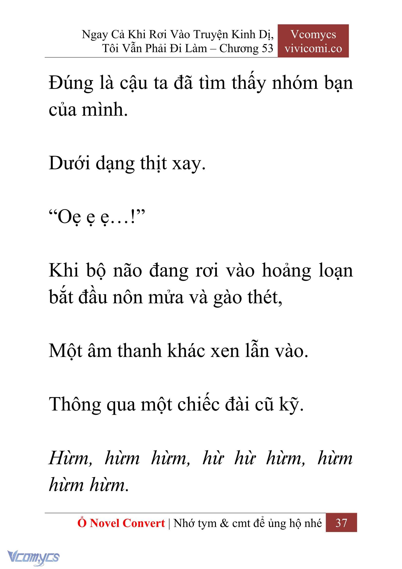 [Novel] Ngay Cả Khi Rơi Vào Truyện Kinh Dị, Tôi Vẫn Phải Đi Làm Chapter 53 - Trang 40