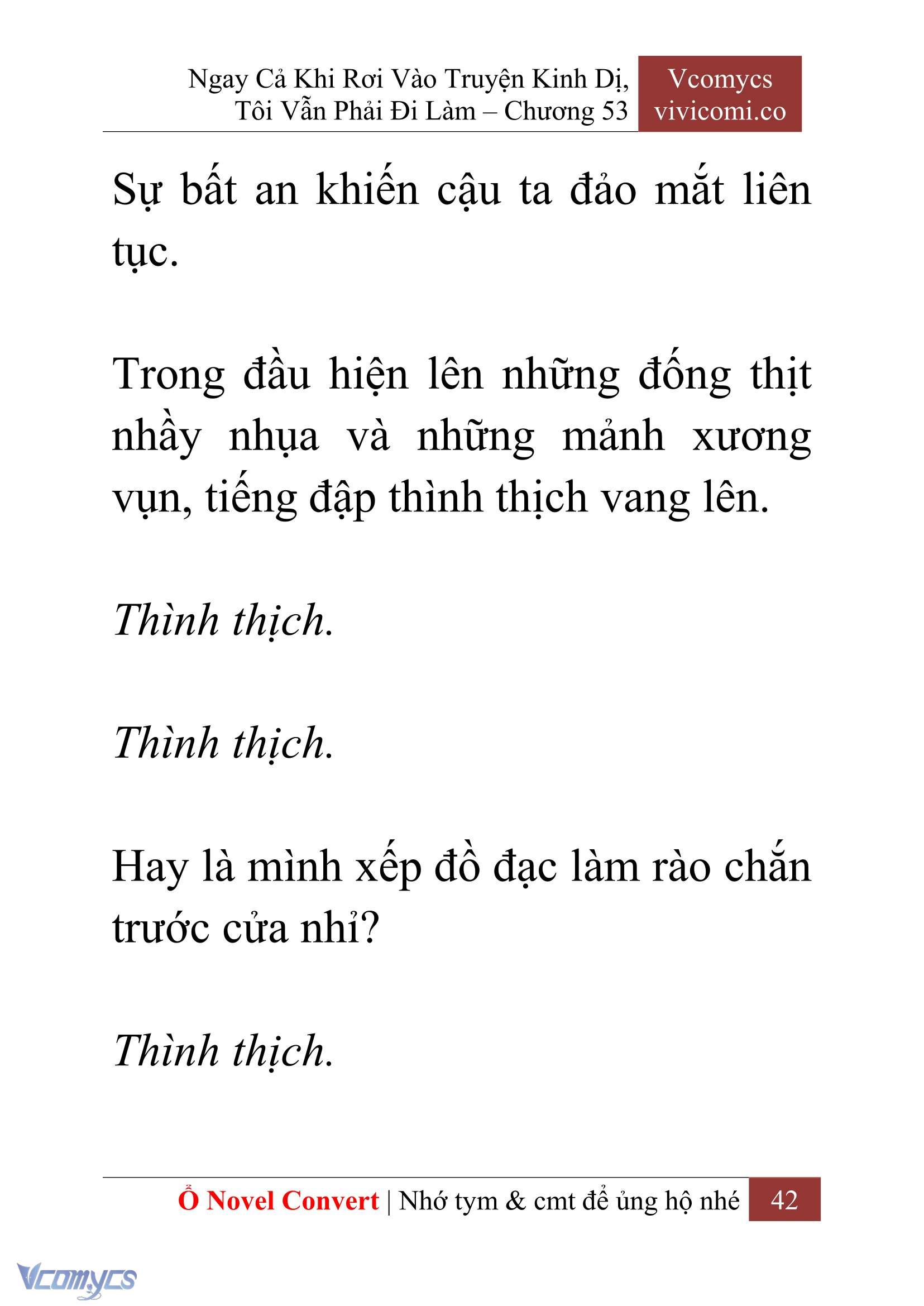 [Novel] Ngay Cả Khi Rơi Vào Truyện Kinh Dị, Tôi Vẫn Phải Đi Làm Chapter 53 - Trang 45