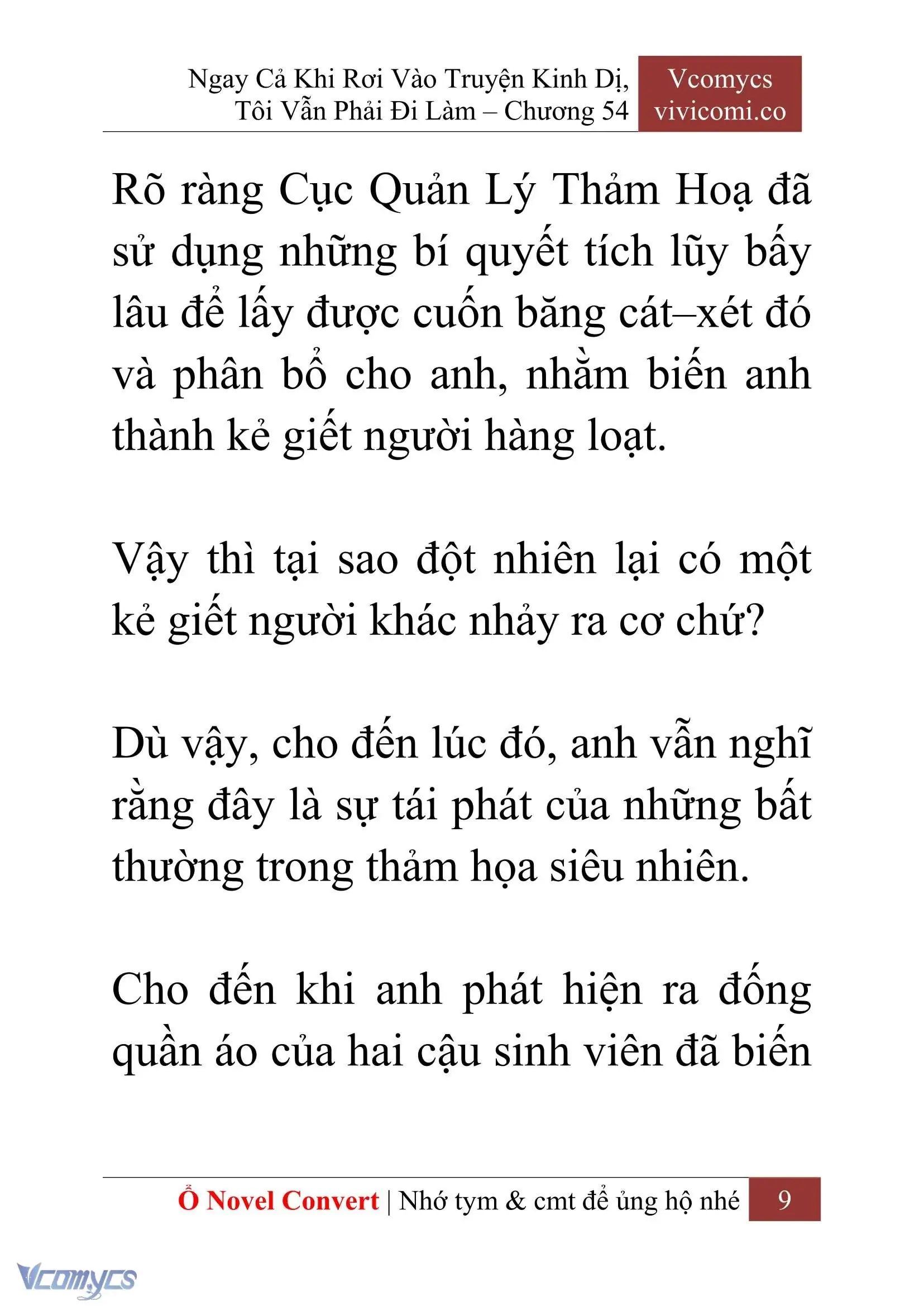 [Novel] Ngay Cả Khi Rơi Vào Truyện Kinh Dị, Tôi Vẫn Phải Đi Làm Chapter 54 - Trang 12
