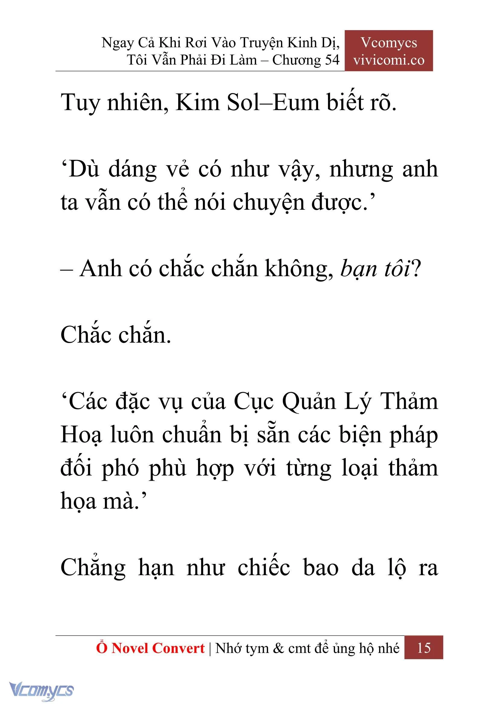 [Novel] Ngay Cả Khi Rơi Vào Truyện Kinh Dị, Tôi Vẫn Phải Đi Làm Chapter 54 - Trang 18