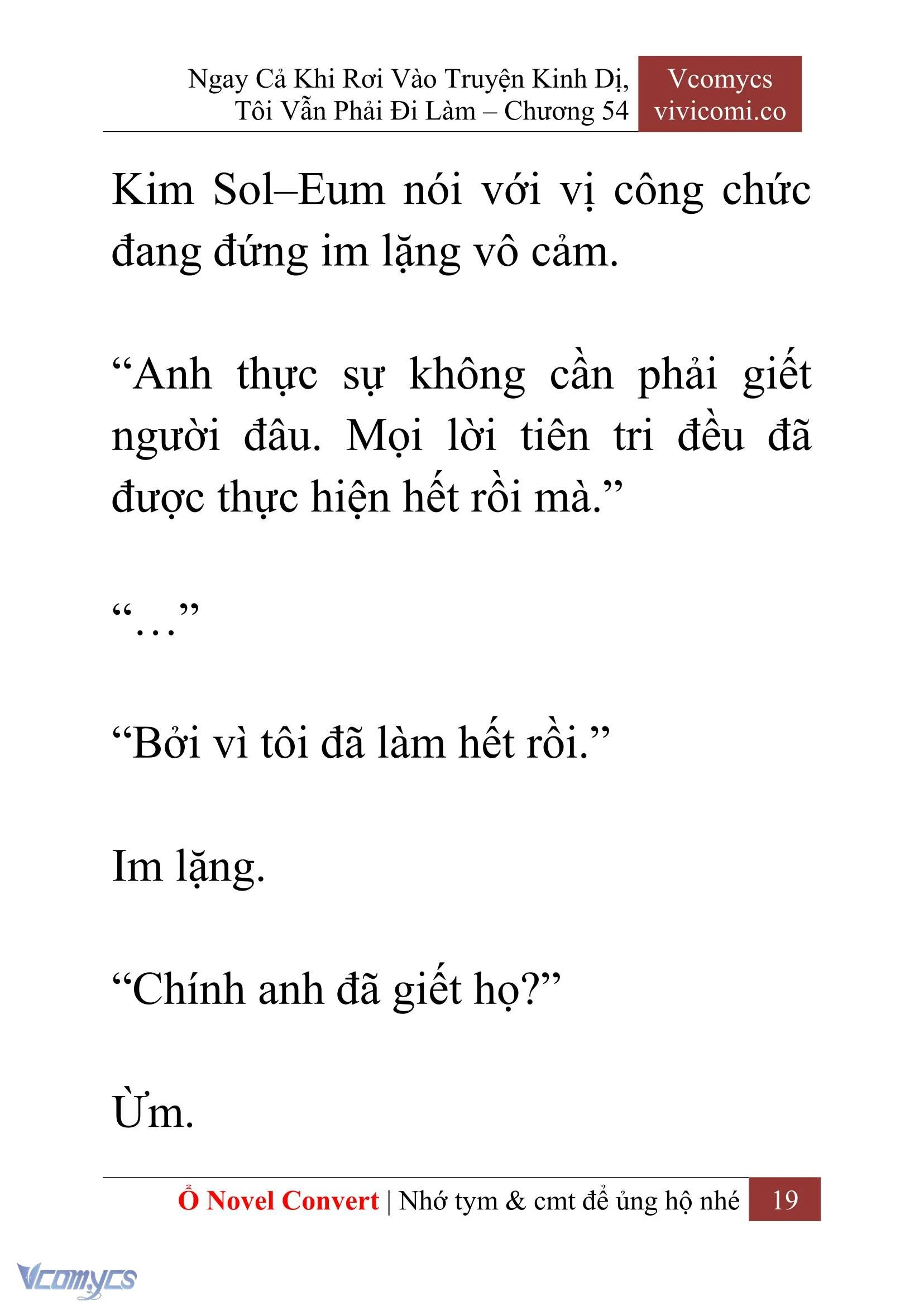 [Novel] Ngay Cả Khi Rơi Vào Truyện Kinh Dị, Tôi Vẫn Phải Đi Làm Chapter 54 - Trang 22