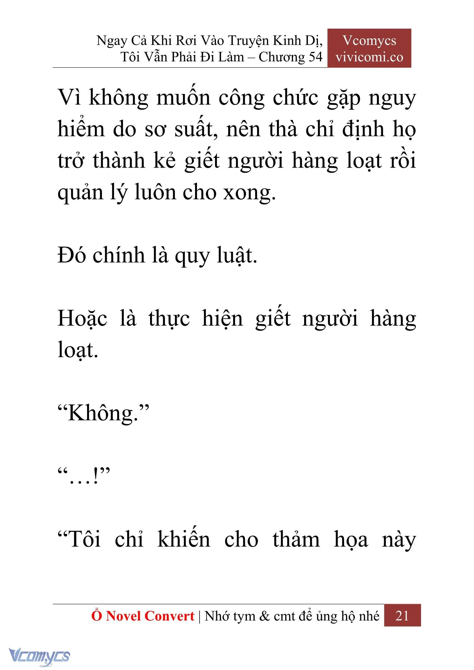 [Novel] Ngay Cả Khi Rơi Vào Truyện Kinh Dị, Tôi Vẫn Phải Đi Làm Chapter 54 - Trang 24