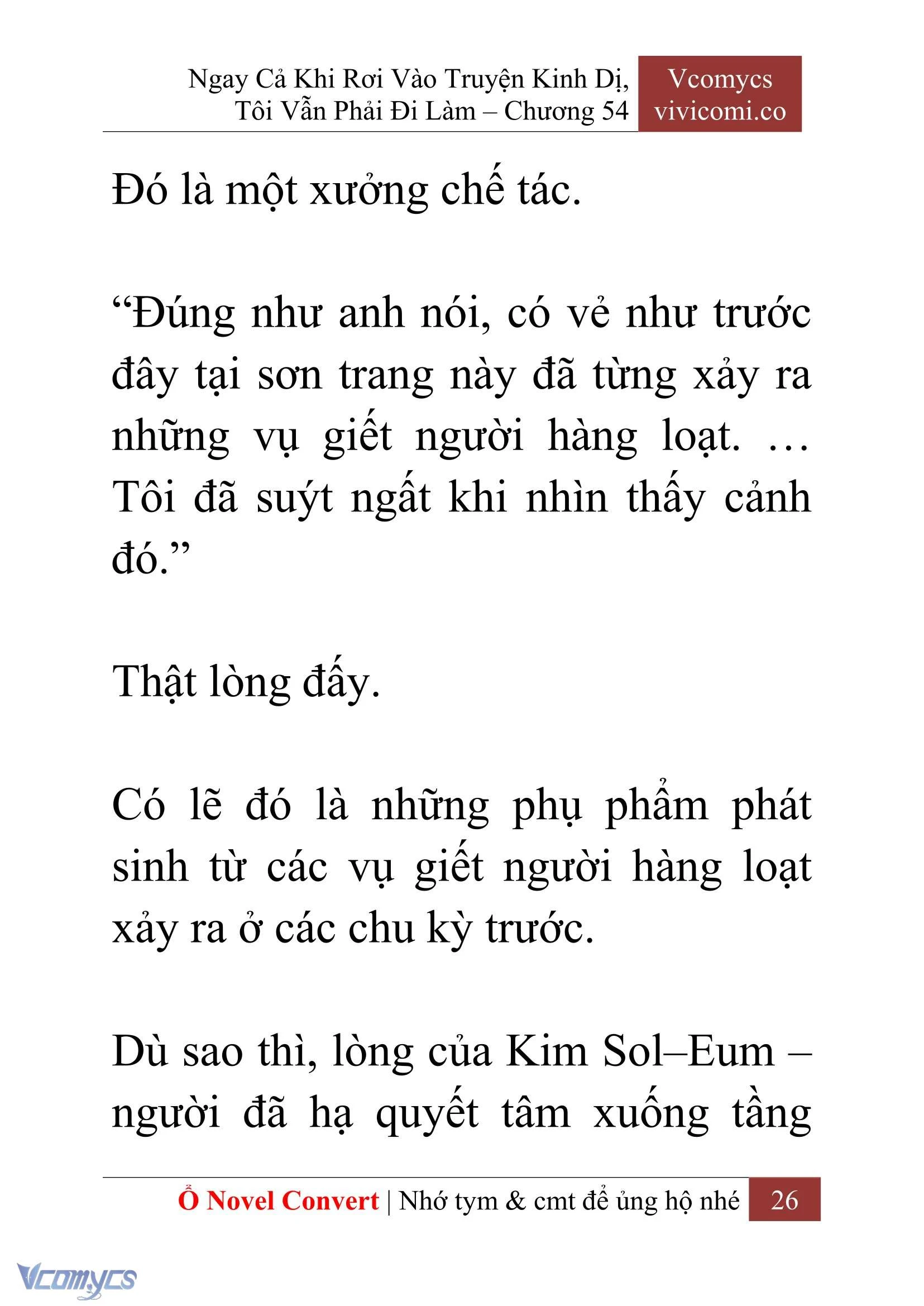 [Novel] Ngay Cả Khi Rơi Vào Truyện Kinh Dị, Tôi Vẫn Phải Đi Làm Chapter 54 - Trang 29