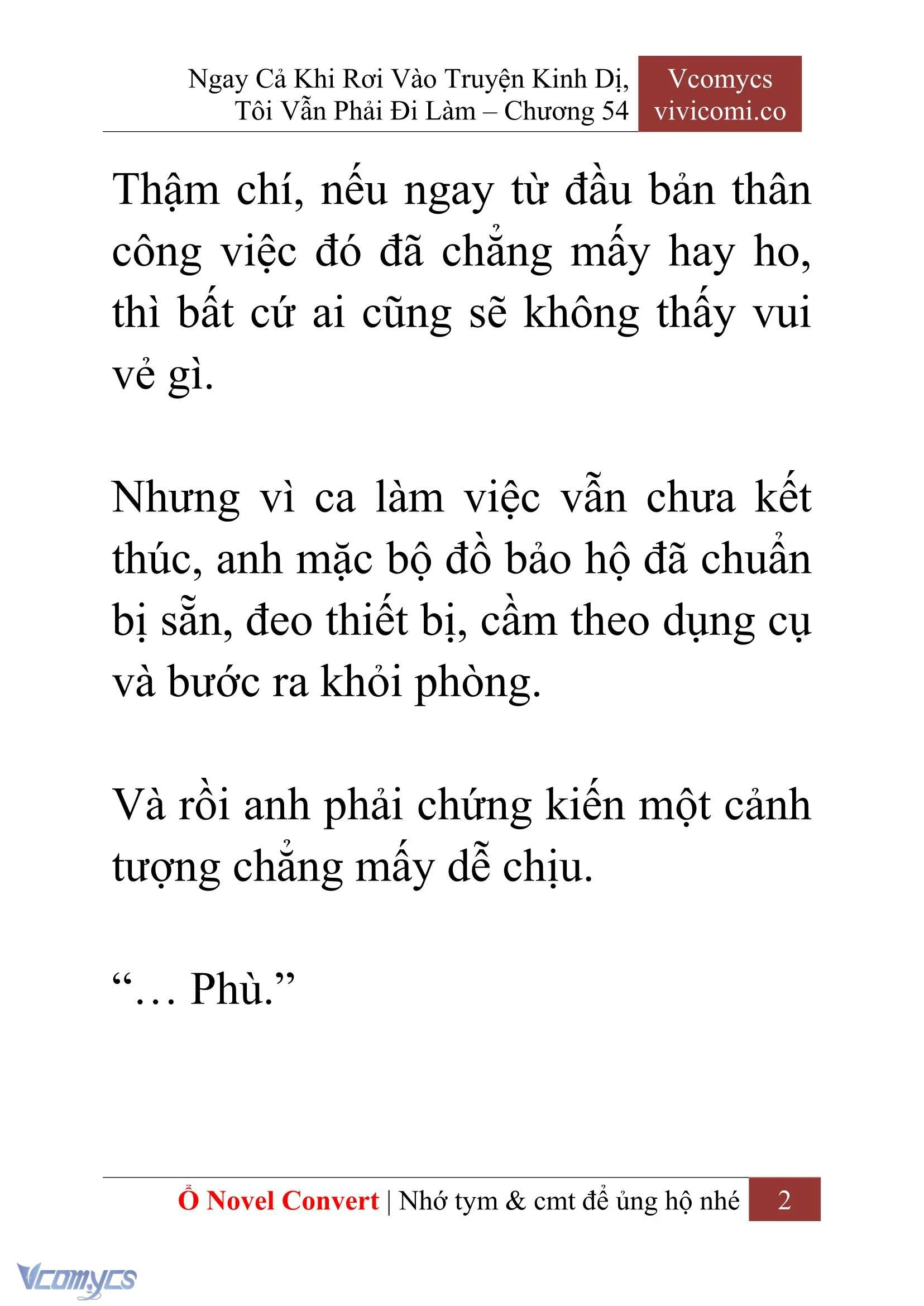 [Novel] Ngay Cả Khi Rơi Vào Truyện Kinh Dị, Tôi Vẫn Phải Đi Làm Chapter 54 - Trang 5