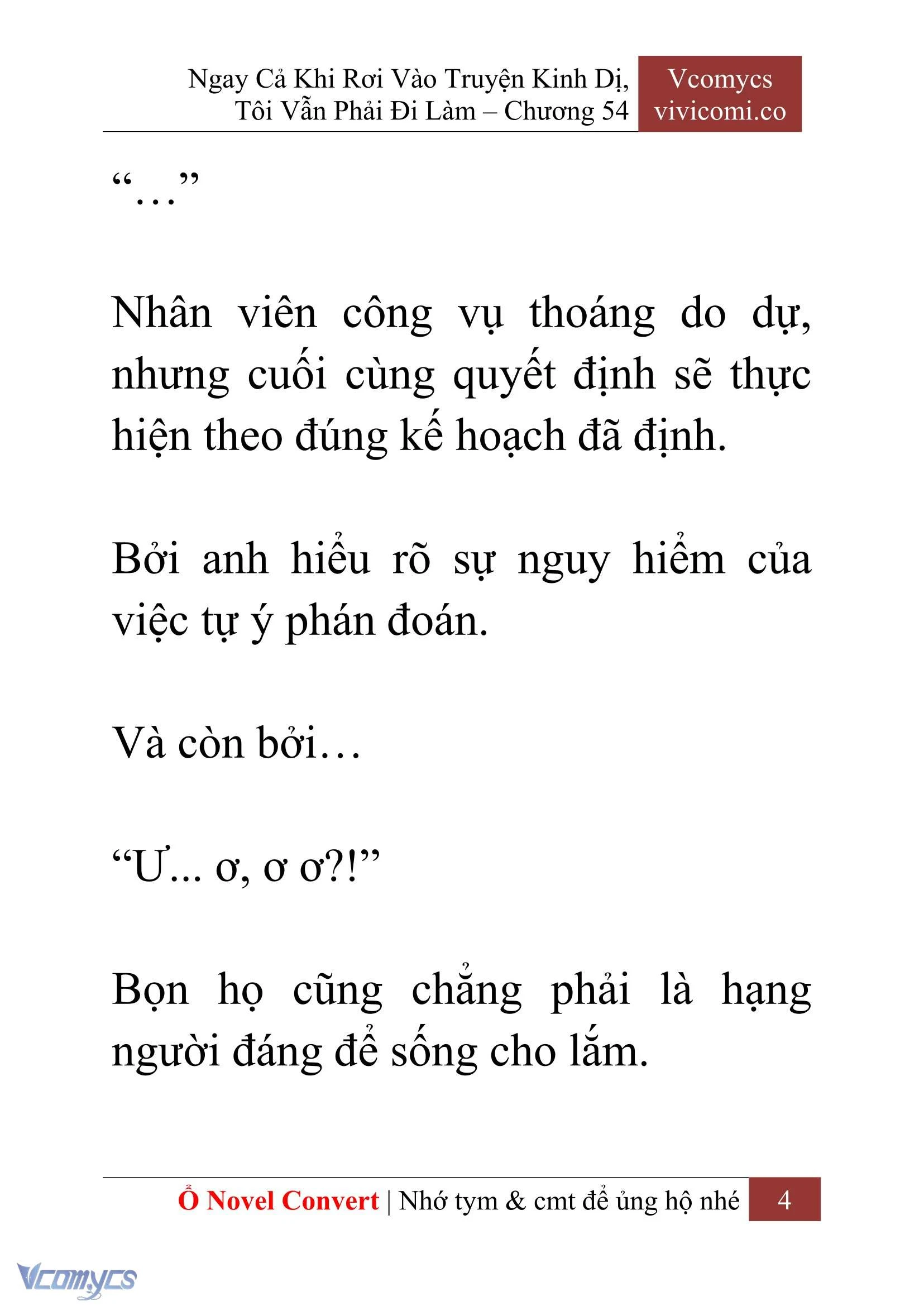 [Novel] Ngay Cả Khi Rơi Vào Truyện Kinh Dị, Tôi Vẫn Phải Đi Làm Chapter 54 - Trang 7