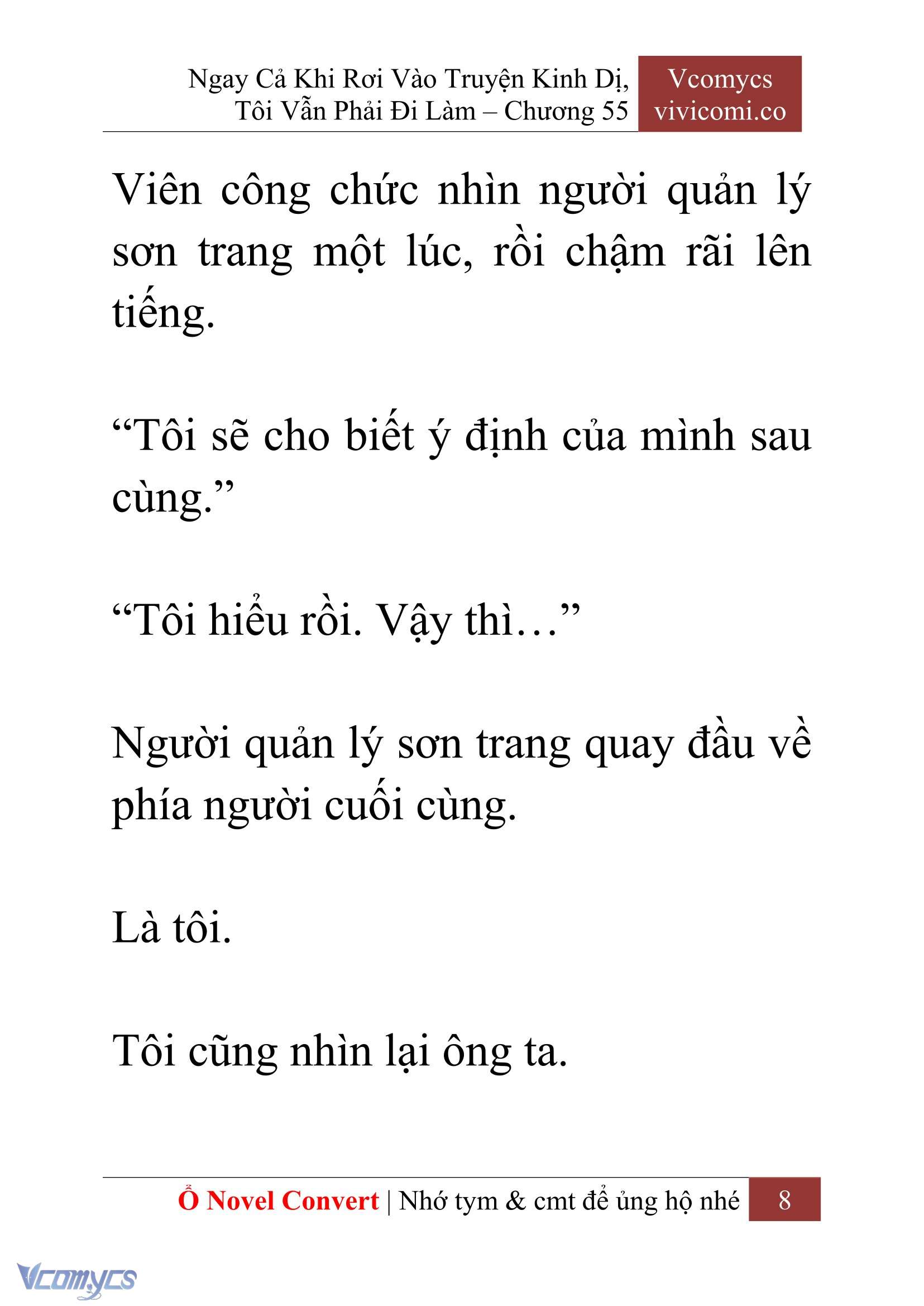 [Novel] Ngay Cả Khi Rơi Vào Truyện Kinh Dị, Tôi Vẫn Phải Đi Làm Chapter 55 - Trang 11