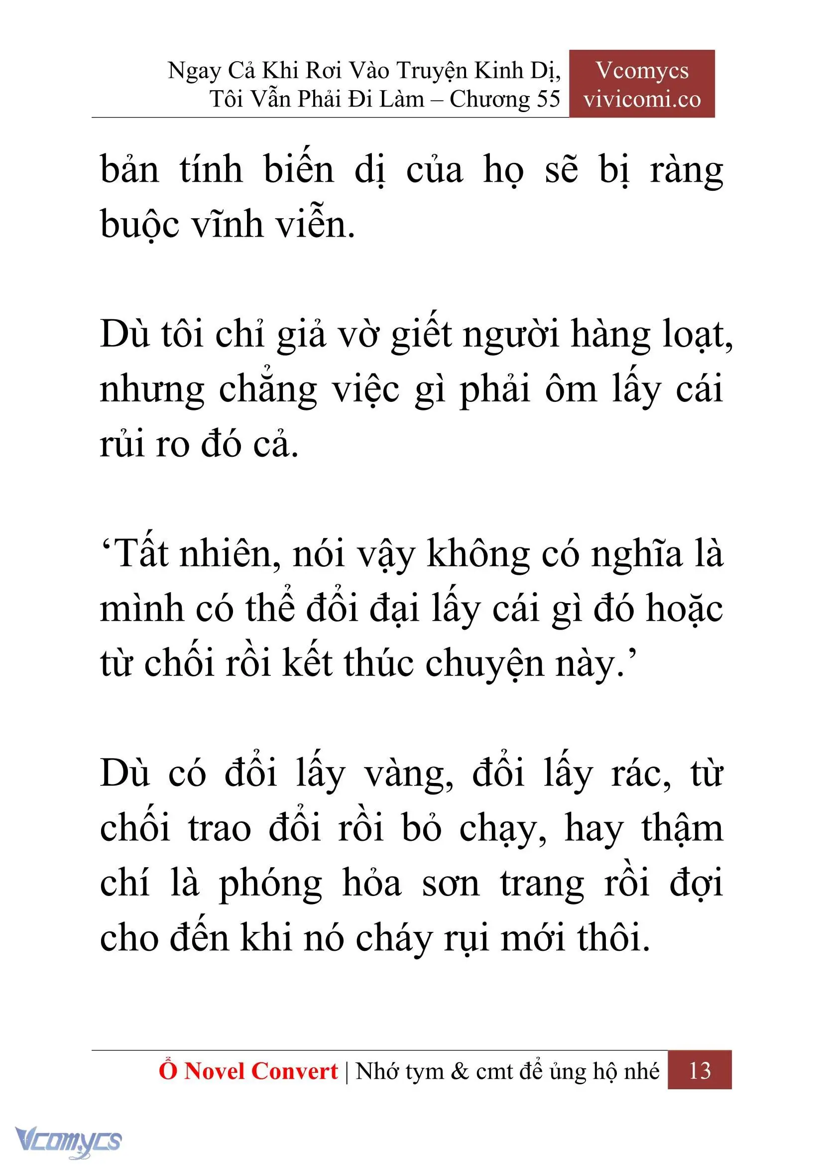[Novel] Ngay Cả Khi Rơi Vào Truyện Kinh Dị, Tôi Vẫn Phải Đi Làm Chapter 55 - Trang 16