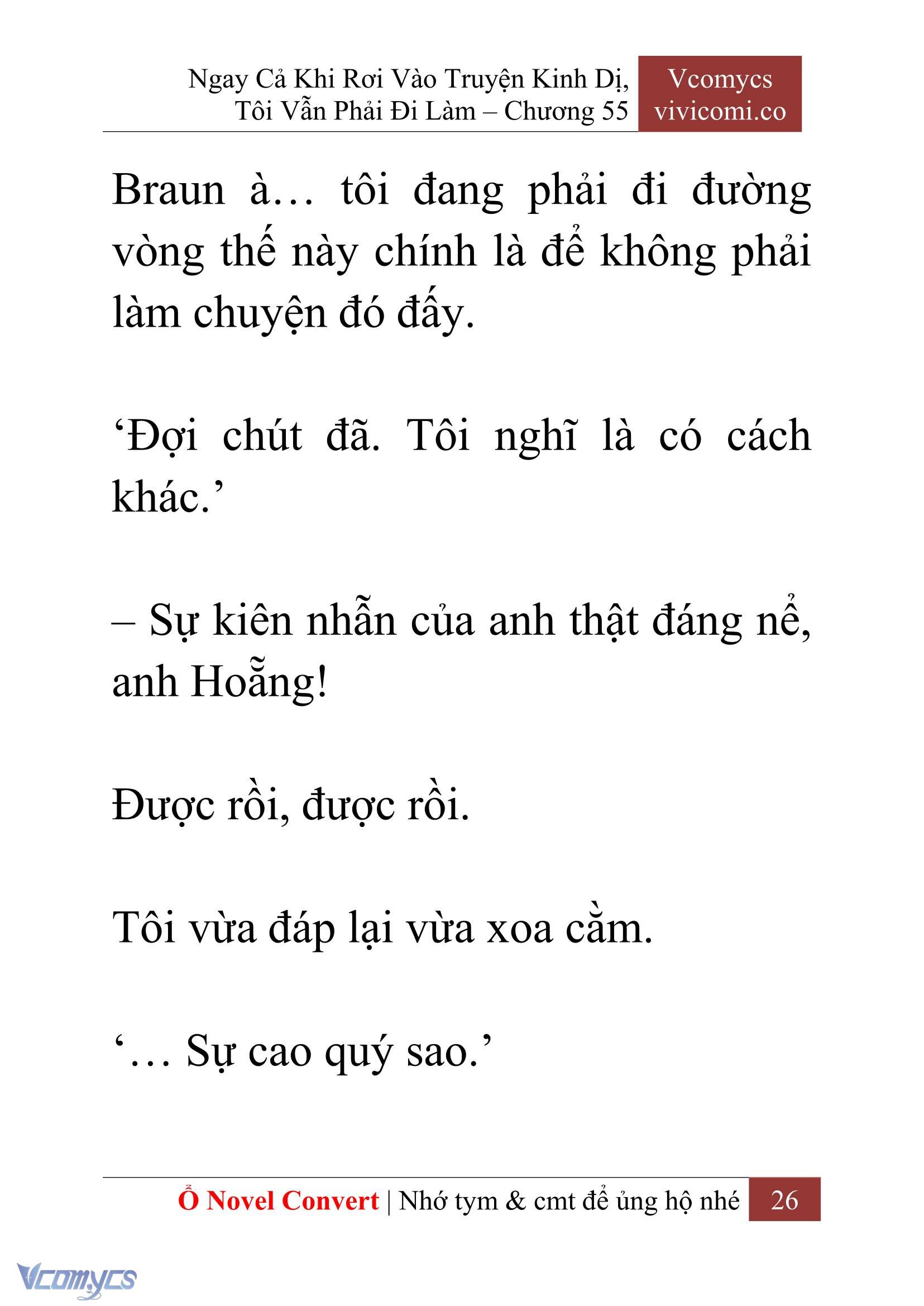 [Novel] Ngay Cả Khi Rơi Vào Truyện Kinh Dị, Tôi Vẫn Phải Đi Làm Chapter 55 - Trang 29