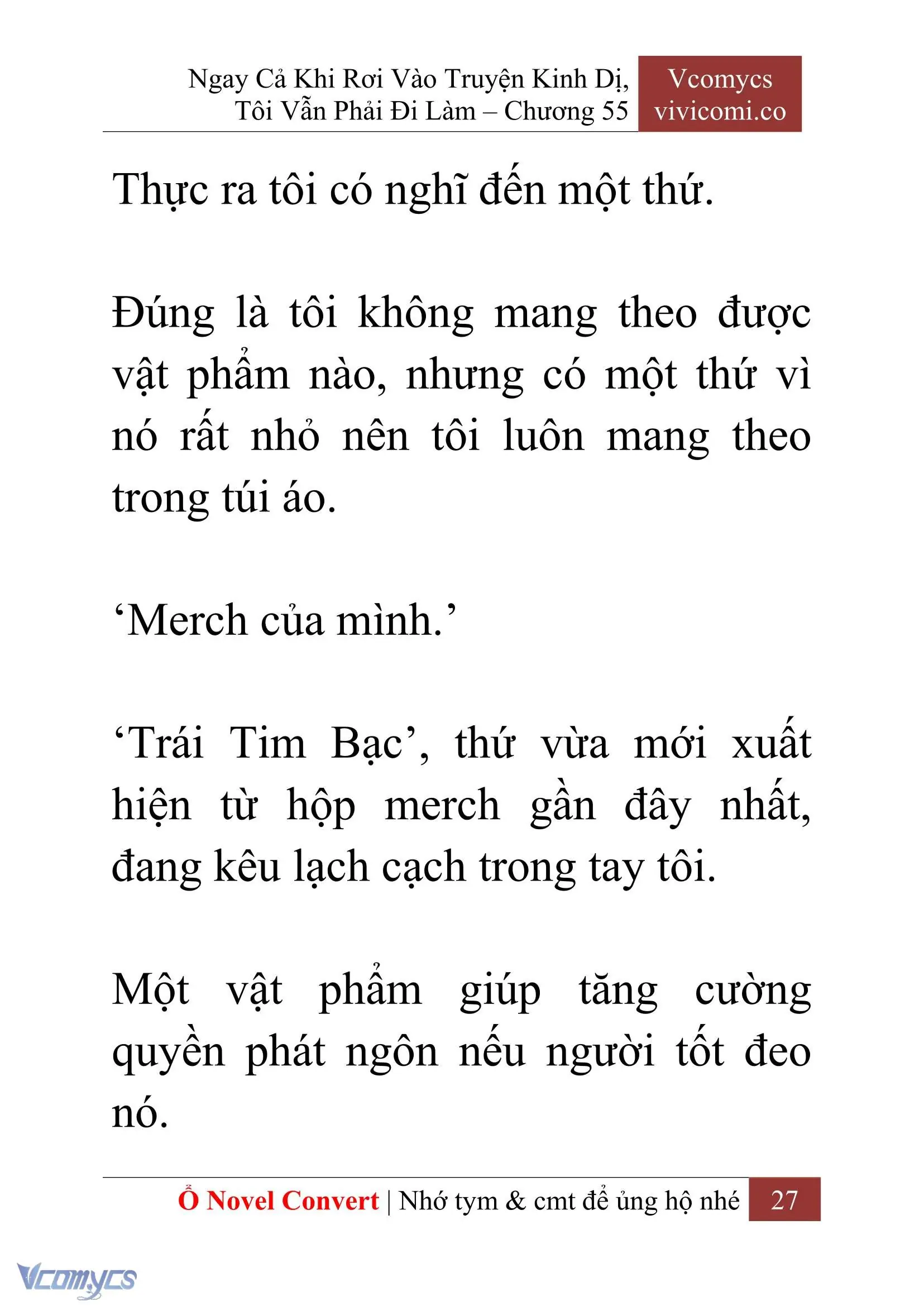[Novel] Ngay Cả Khi Rơi Vào Truyện Kinh Dị, Tôi Vẫn Phải Đi Làm Chapter 55 - Trang 30