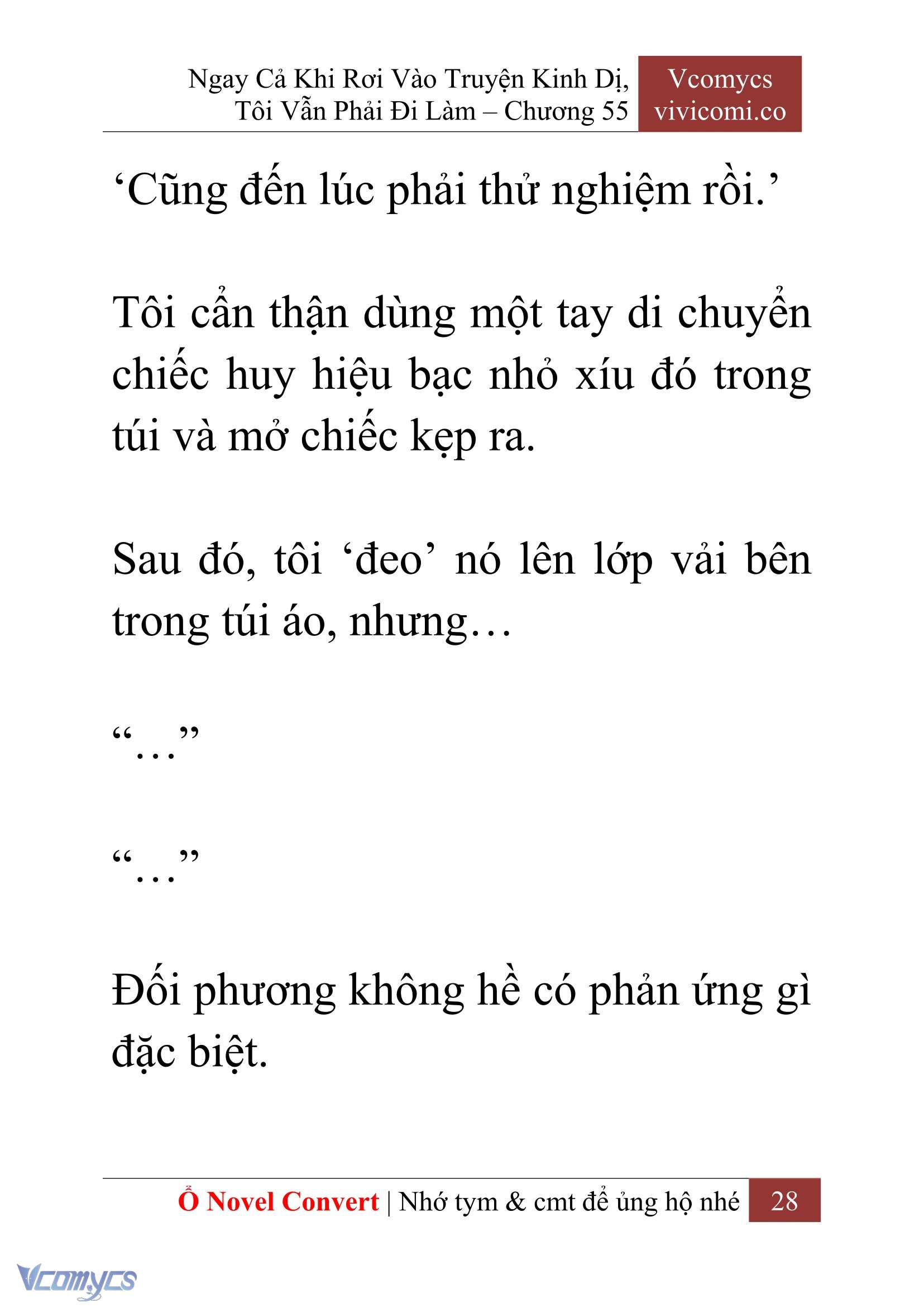 [Novel] Ngay Cả Khi Rơi Vào Truyện Kinh Dị, Tôi Vẫn Phải Đi Làm Chapter 55 - Trang 31