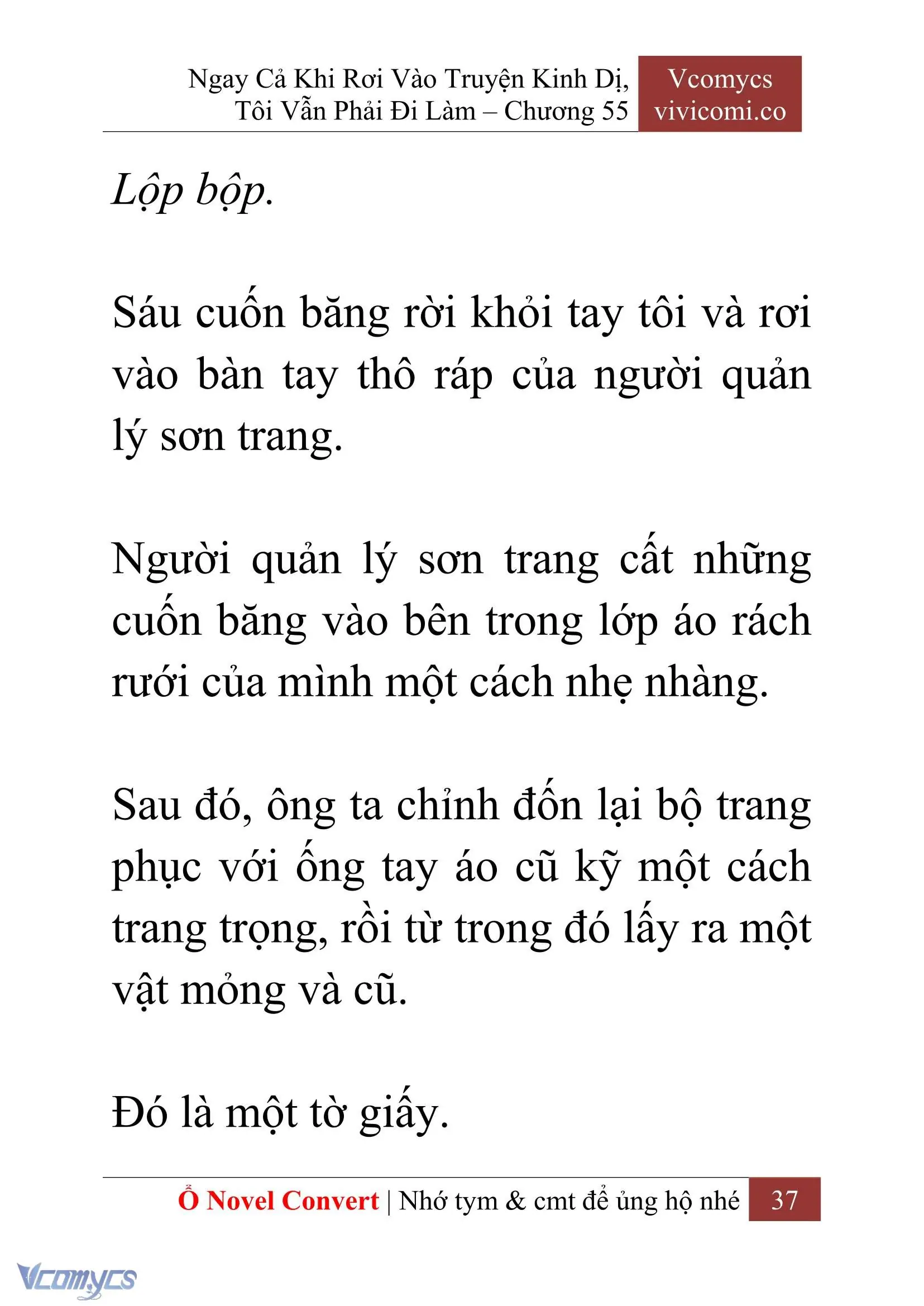 [Novel] Ngay Cả Khi Rơi Vào Truyện Kinh Dị, Tôi Vẫn Phải Đi Làm Chapter 55 - Trang 40