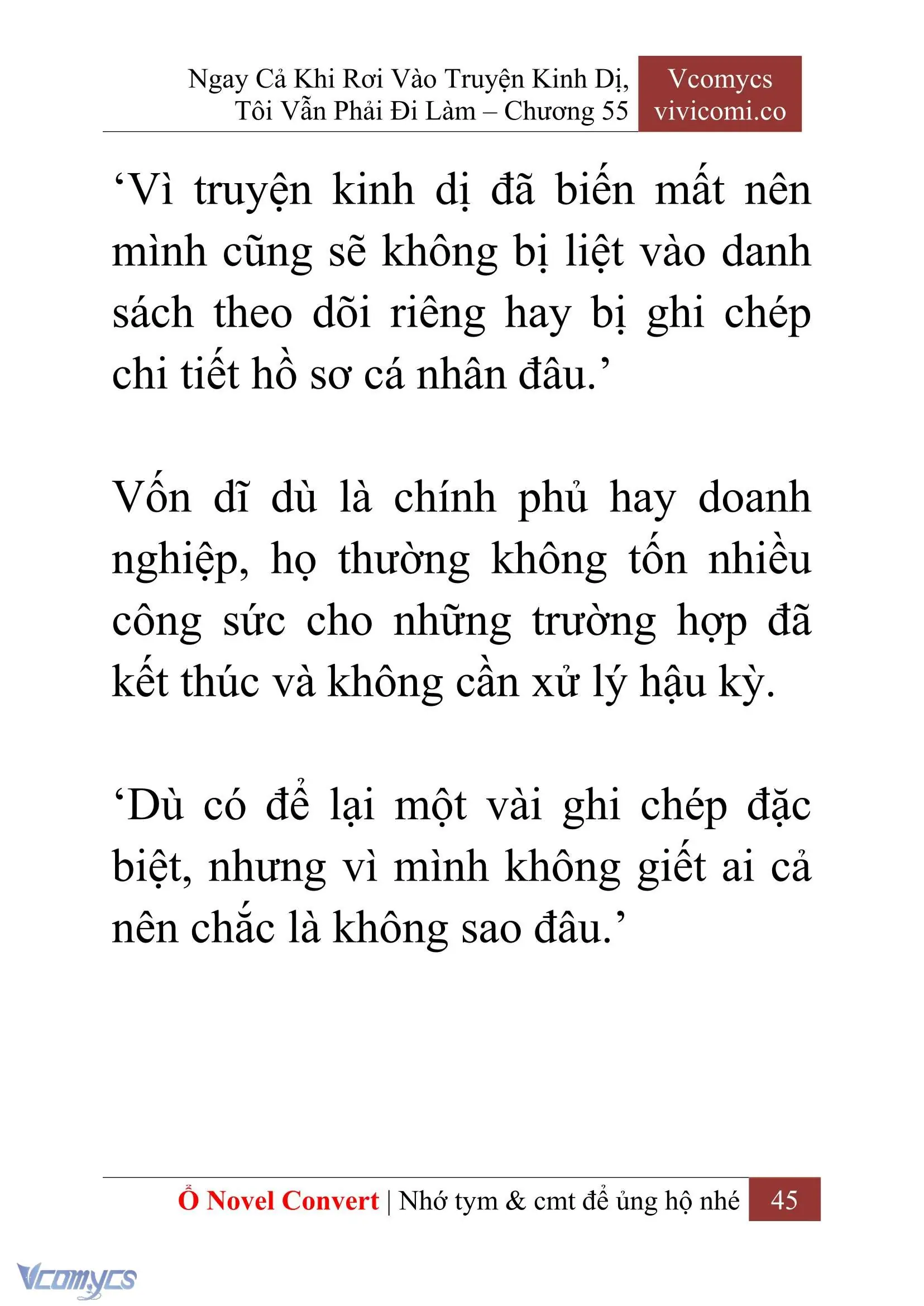 [Novel] Ngay Cả Khi Rơi Vào Truyện Kinh Dị, Tôi Vẫn Phải Đi Làm Chapter 55 - Trang 48