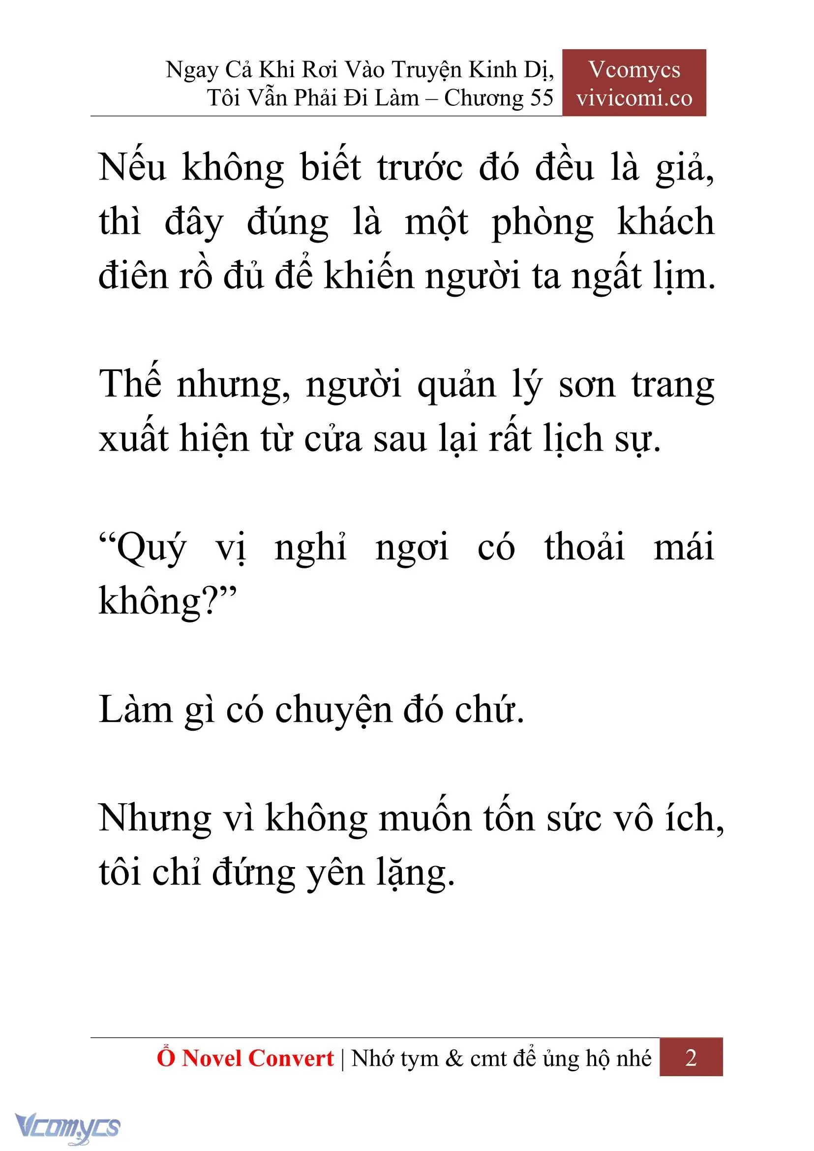 [Novel] Ngay Cả Khi Rơi Vào Truyện Kinh Dị, Tôi Vẫn Phải Đi Làm Chapter 55 - Trang 5