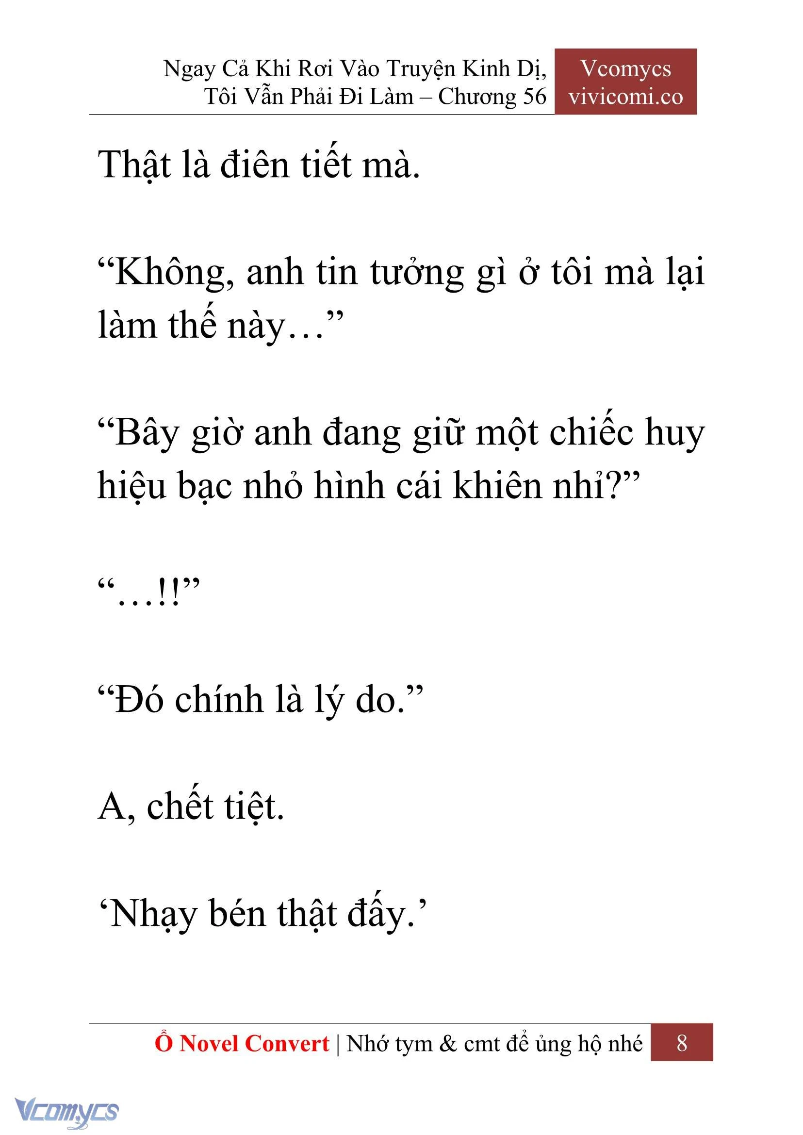 [Novel] Ngay Cả Khi Rơi Vào Truyện Kinh Dị, Tôi Vẫn Phải Đi Làm Chapter 56 - Trang 11