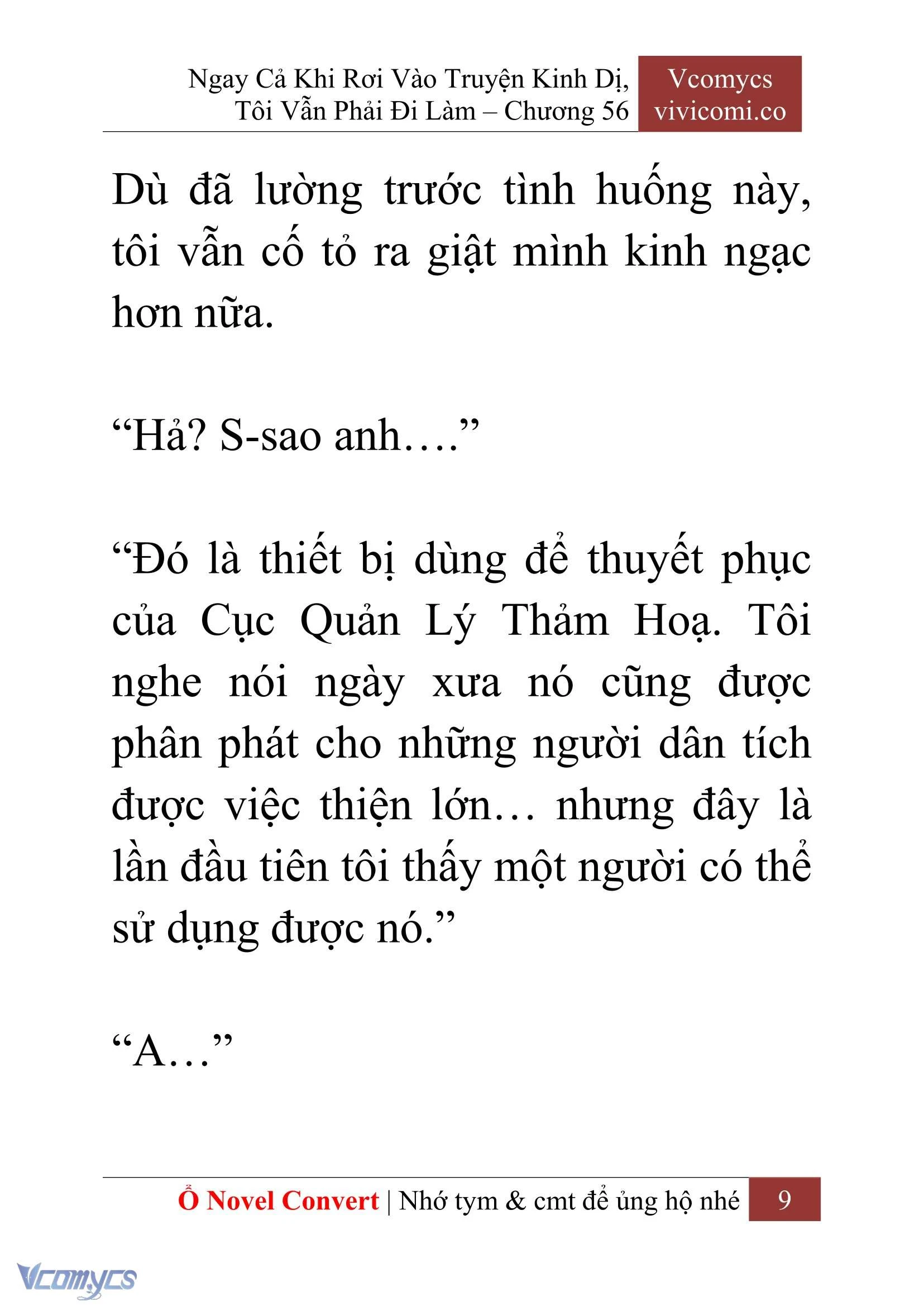 [Novel] Ngay Cả Khi Rơi Vào Truyện Kinh Dị, Tôi Vẫn Phải Đi Làm Chapter 56 - Trang 12