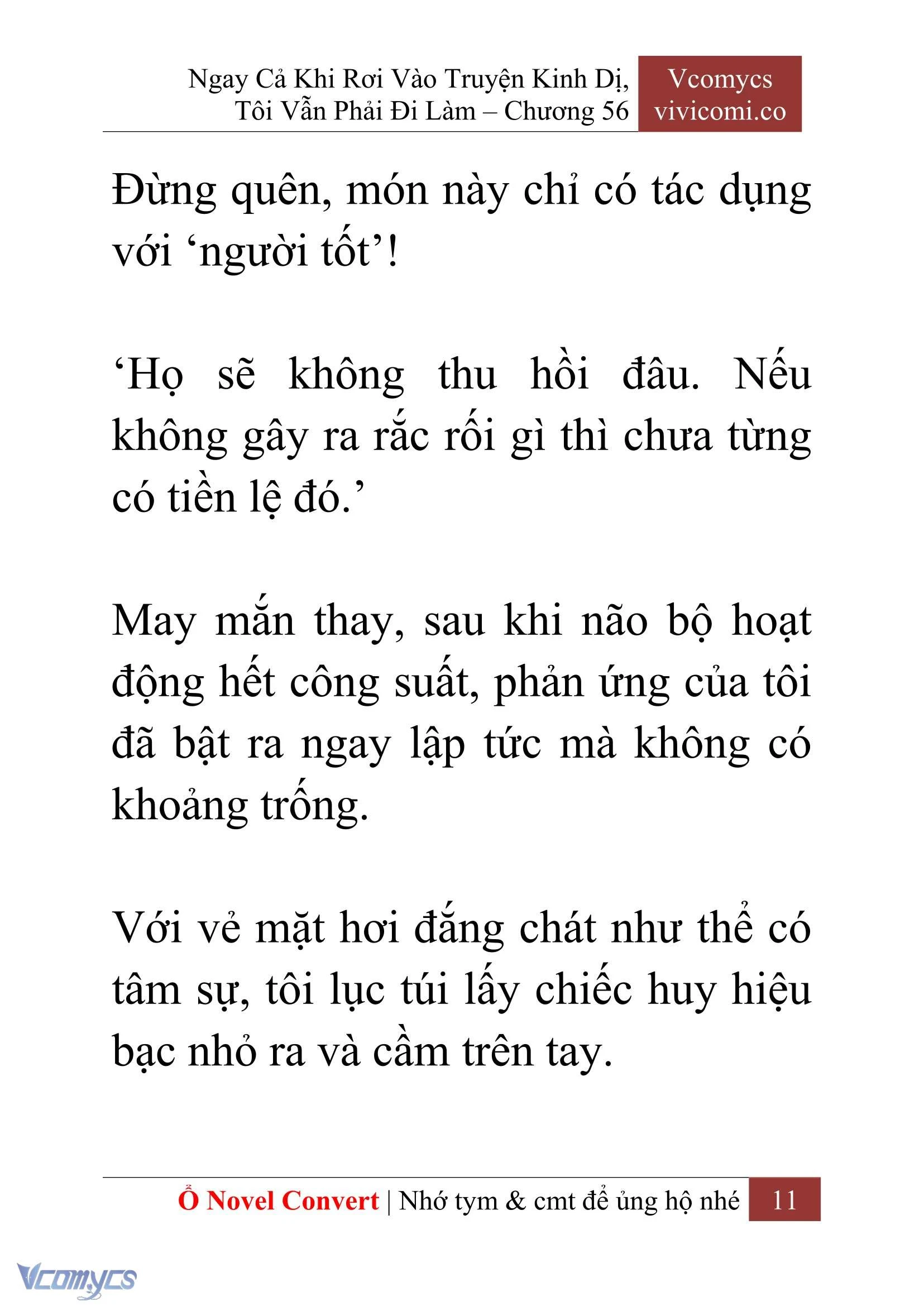 [Novel] Ngay Cả Khi Rơi Vào Truyện Kinh Dị, Tôi Vẫn Phải Đi Làm Chapter 56 - Trang 14
