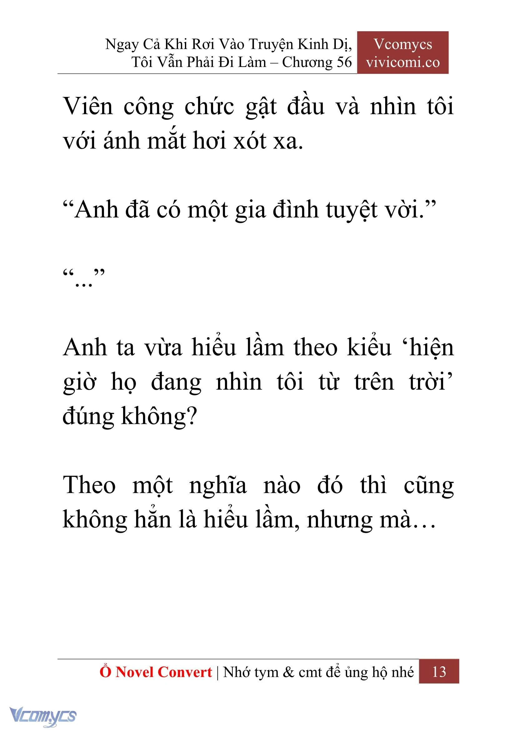 [Novel] Ngay Cả Khi Rơi Vào Truyện Kinh Dị, Tôi Vẫn Phải Đi Làm Chapter 56 - Trang 16