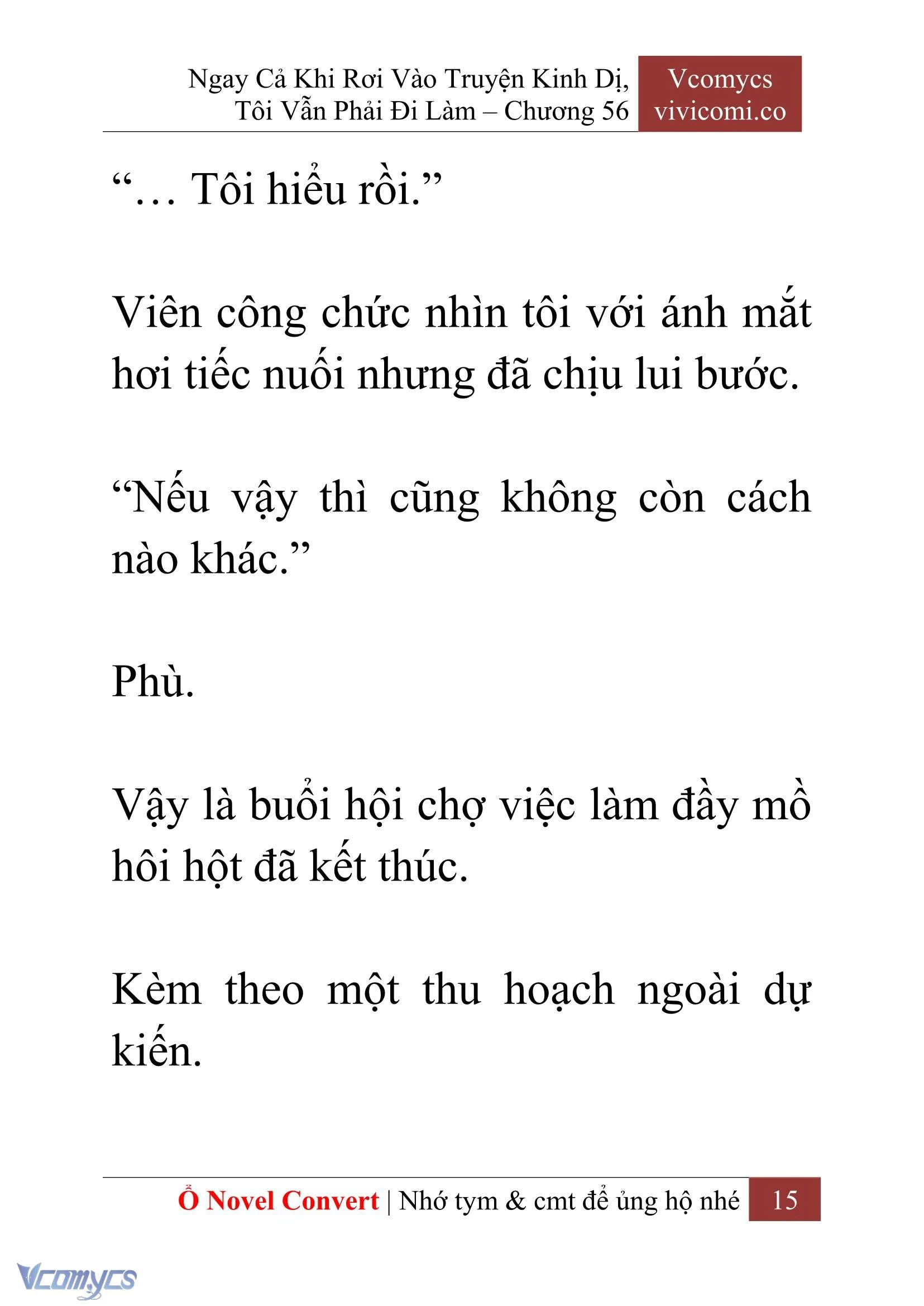 [Novel] Ngay Cả Khi Rơi Vào Truyện Kinh Dị, Tôi Vẫn Phải Đi Làm Chapter 56 - Trang 18