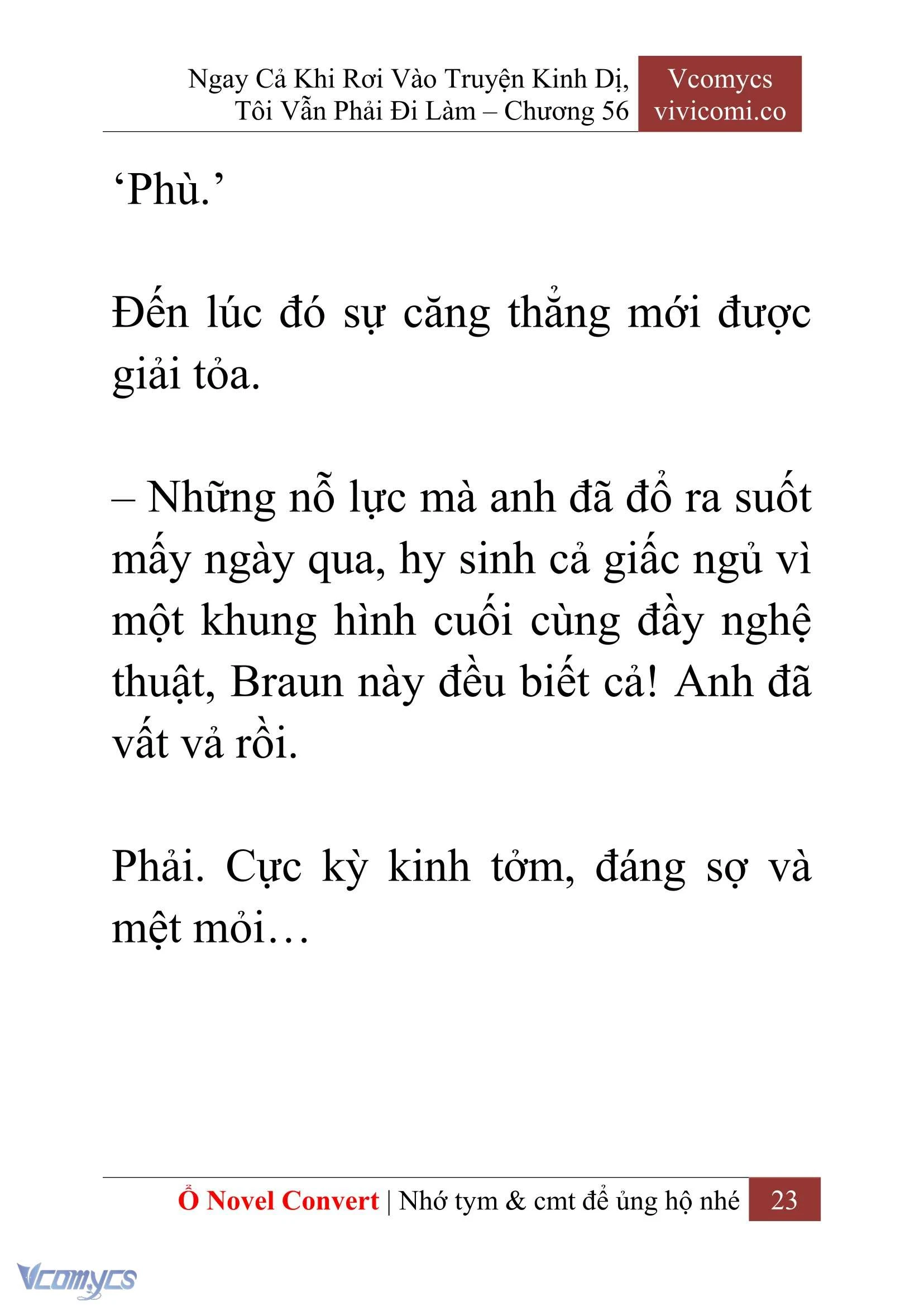 [Novel] Ngay Cả Khi Rơi Vào Truyện Kinh Dị, Tôi Vẫn Phải Đi Làm Chapter 56 - Trang 26