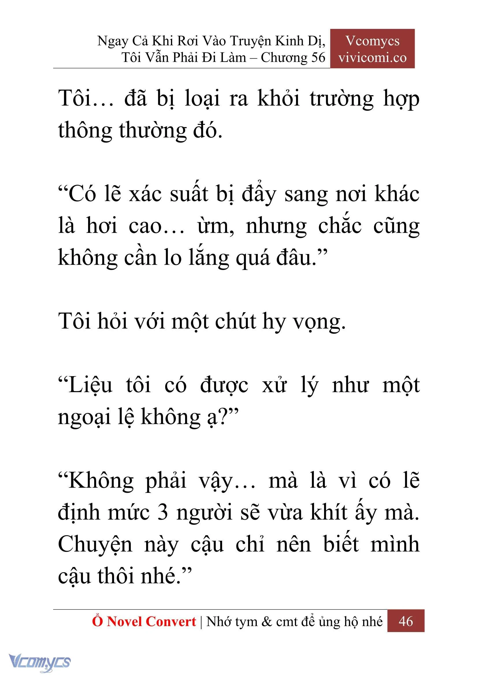 [Novel] Ngay Cả Khi Rơi Vào Truyện Kinh Dị, Tôi Vẫn Phải Đi Làm Chapter 56 - Trang 49