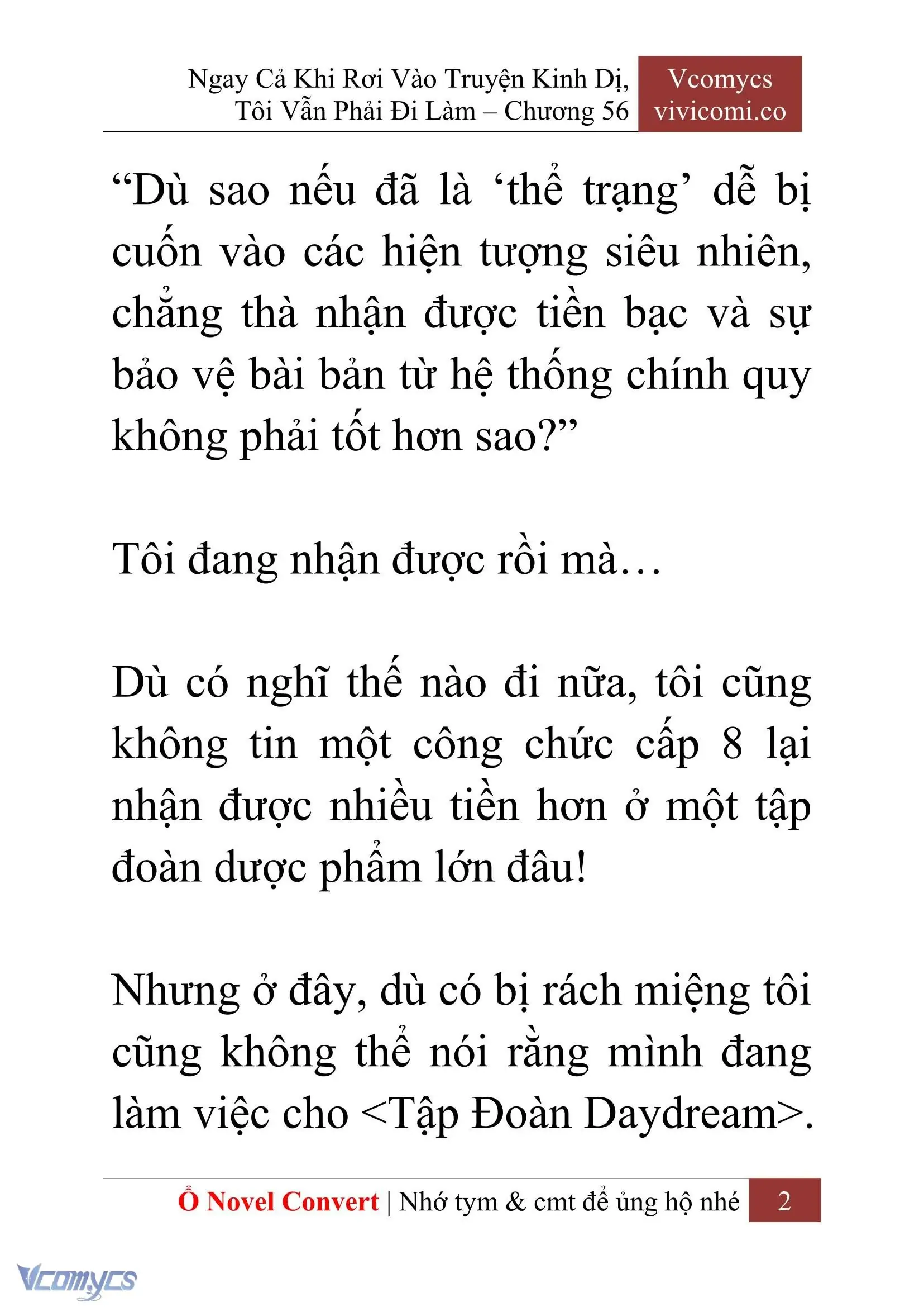 [Novel] Ngay Cả Khi Rơi Vào Truyện Kinh Dị, Tôi Vẫn Phải Đi Làm Chapter 56 - Trang 5