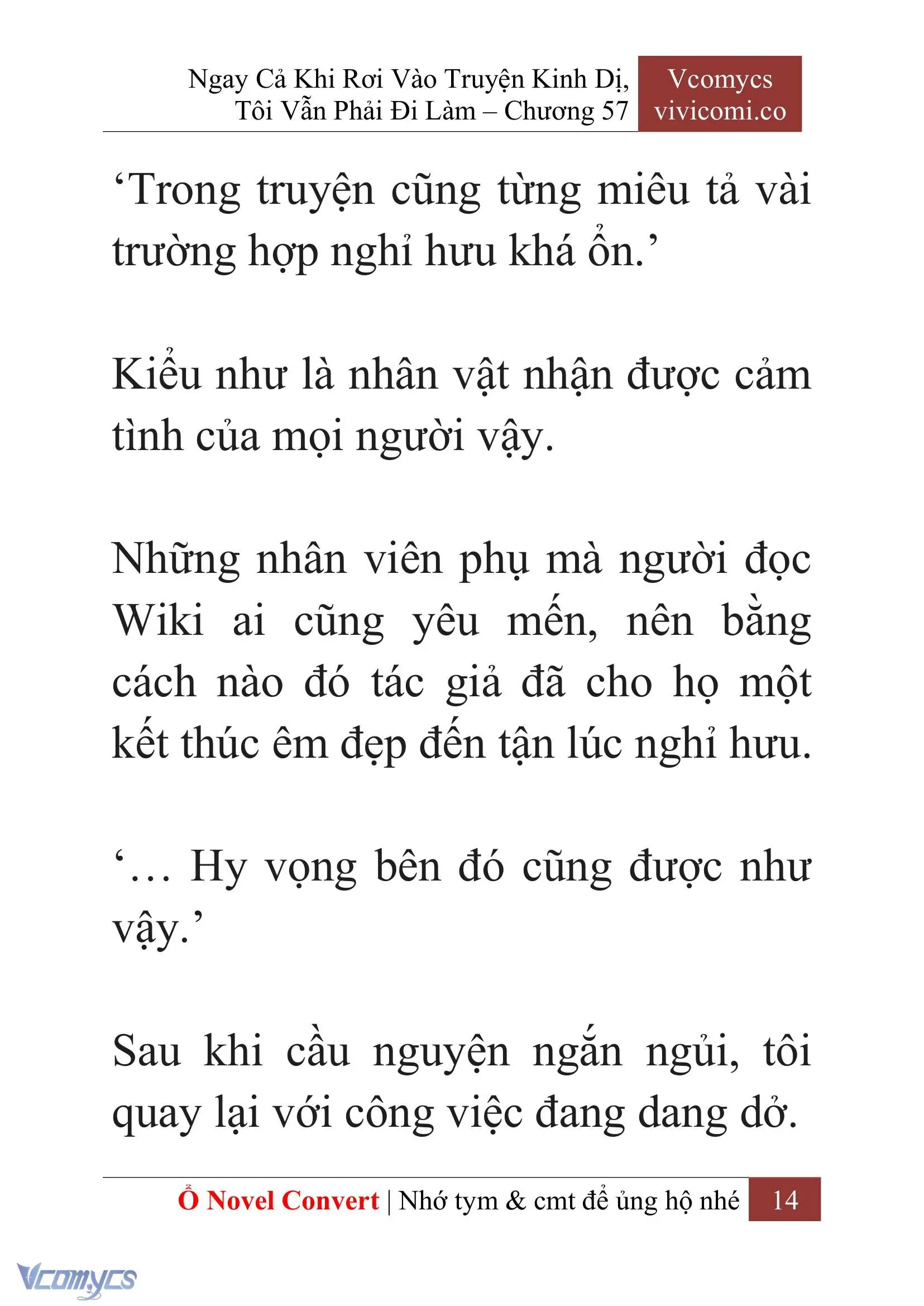 [Novel] Ngay Cả Khi Rơi Vào Truyện Kinh Dị, Tôi Vẫn Phải Đi Làm Chapter 57 - Trang 18