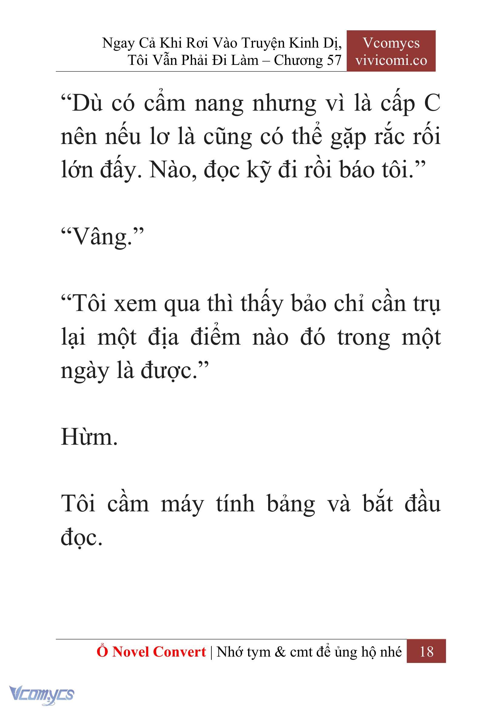 [Novel] Ngay Cả Khi Rơi Vào Truyện Kinh Dị, Tôi Vẫn Phải Đi Làm Chapter 57 - Trang 22