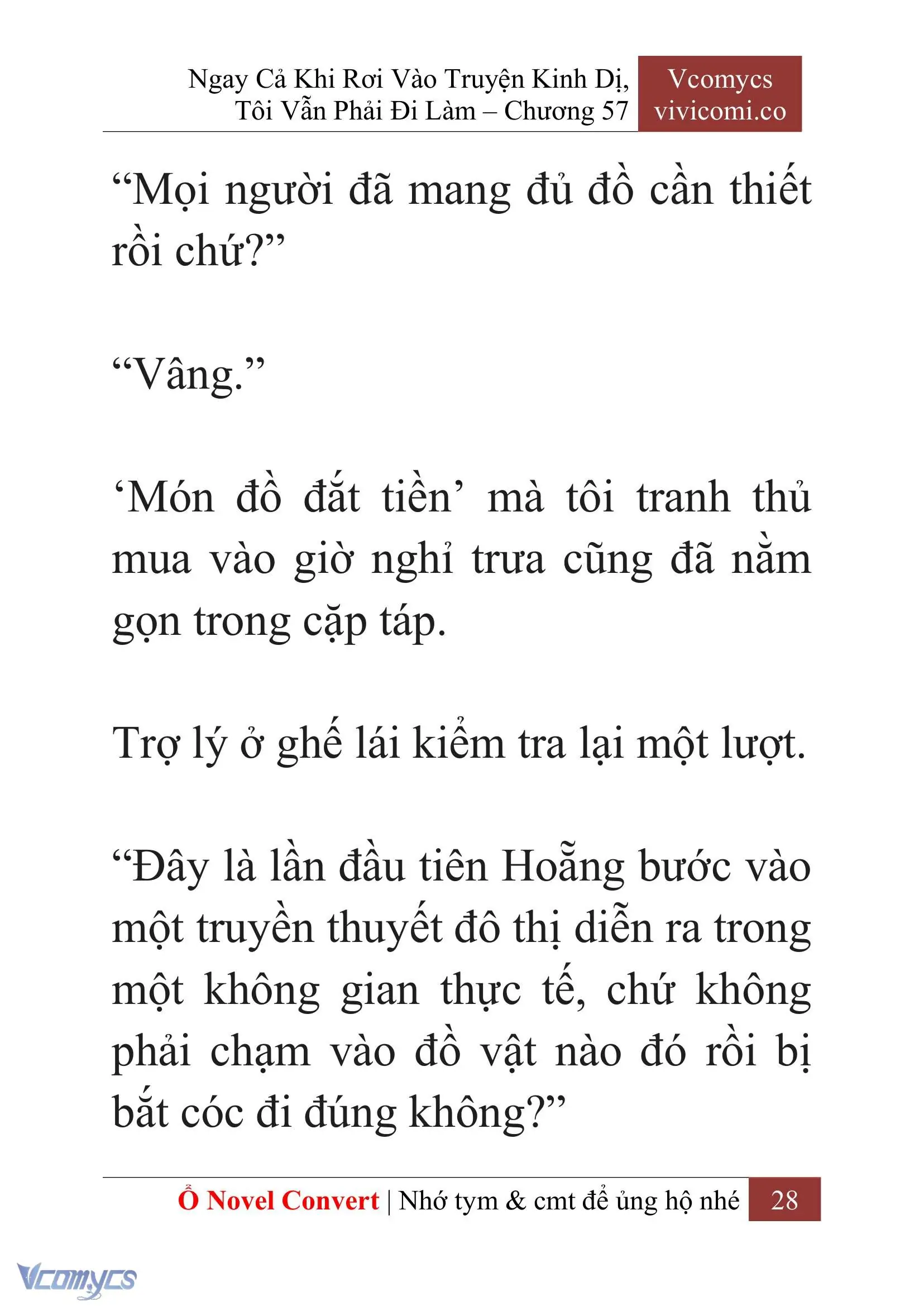 [Novel] Ngay Cả Khi Rơi Vào Truyện Kinh Dị, Tôi Vẫn Phải Đi Làm Chapter 57 - Trang 32