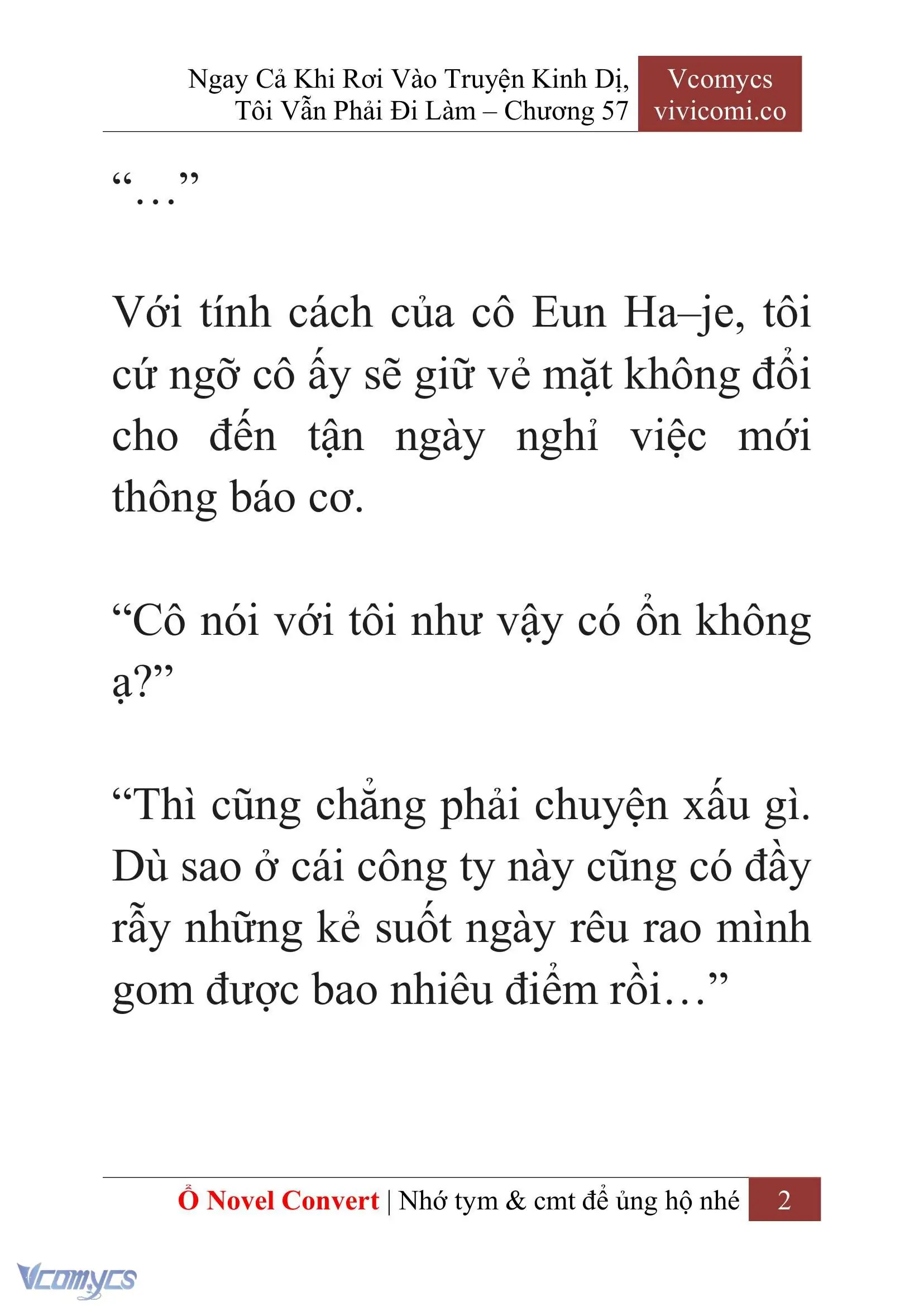 [Novel] Ngay Cả Khi Rơi Vào Truyện Kinh Dị, Tôi Vẫn Phải Đi Làm Chapter 57 - Trang 6