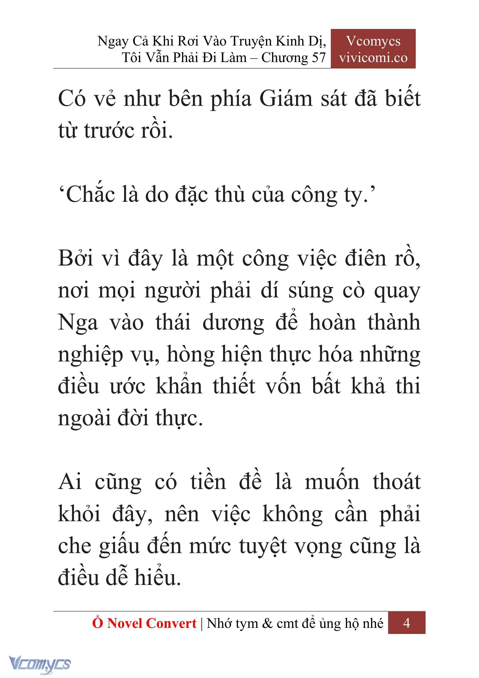 [Novel] Ngay Cả Khi Rơi Vào Truyện Kinh Dị, Tôi Vẫn Phải Đi Làm Chapter 57 - Trang 8