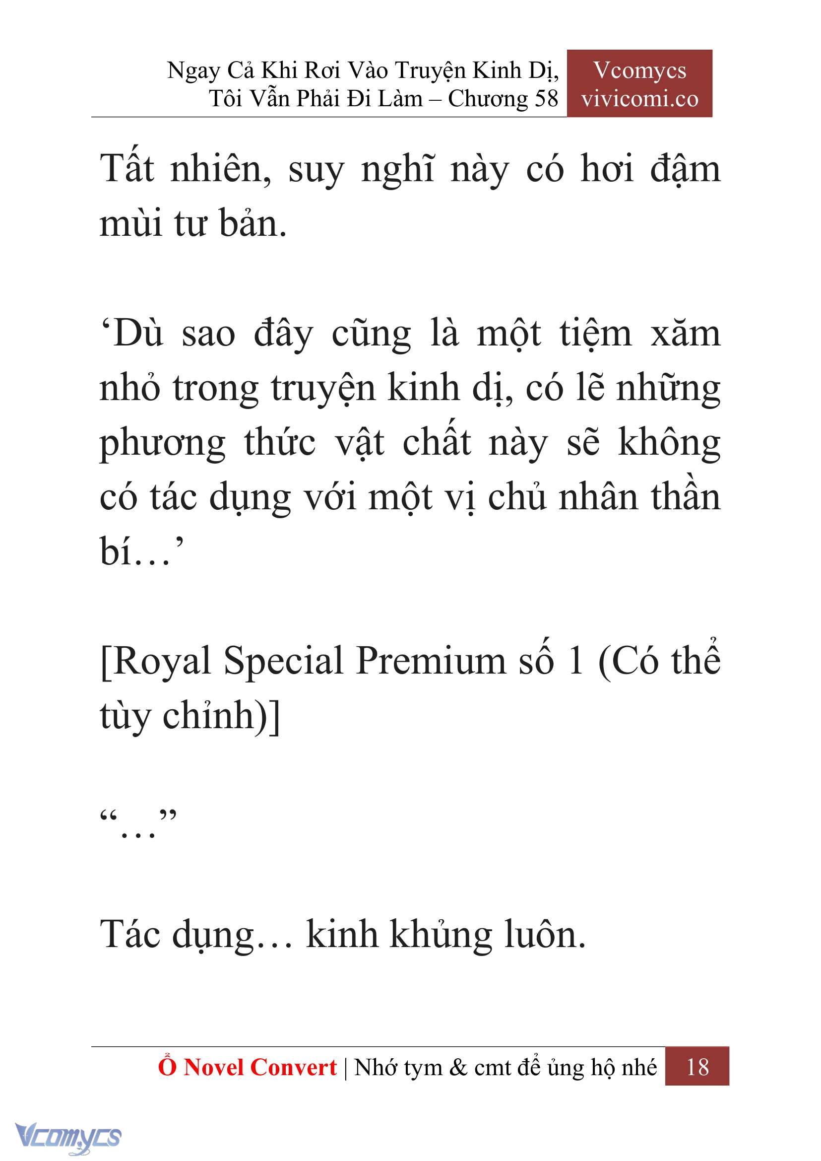 [Novel] Ngay Cả Khi Rơi Vào Truyện Kinh Dị, Tôi Vẫn Phải Đi Làm Chapter 58 - Trang 22