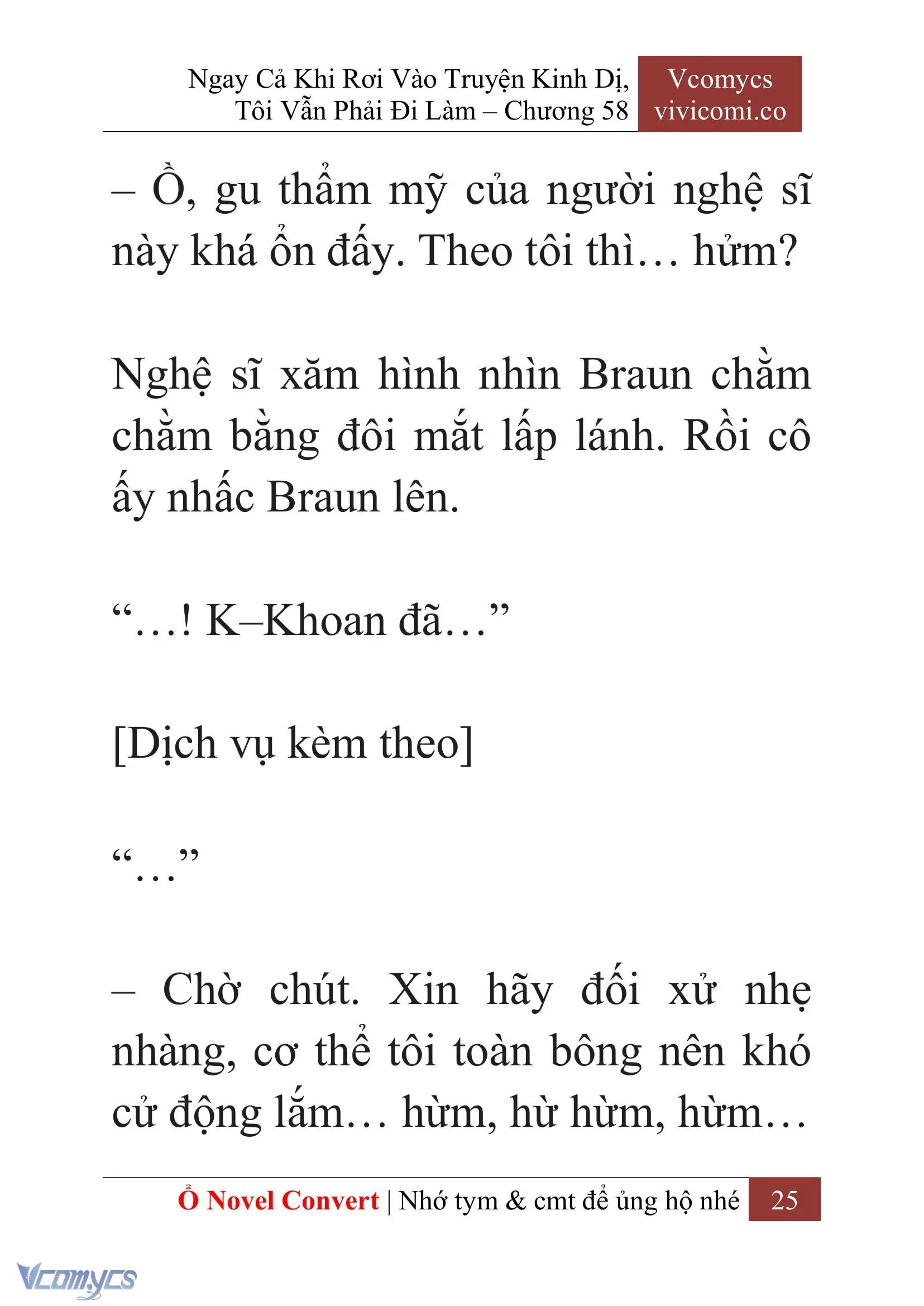 [Novel] Ngay Cả Khi Rơi Vào Truyện Kinh Dị, Tôi Vẫn Phải Đi Làm Chapter 58 - Trang 29