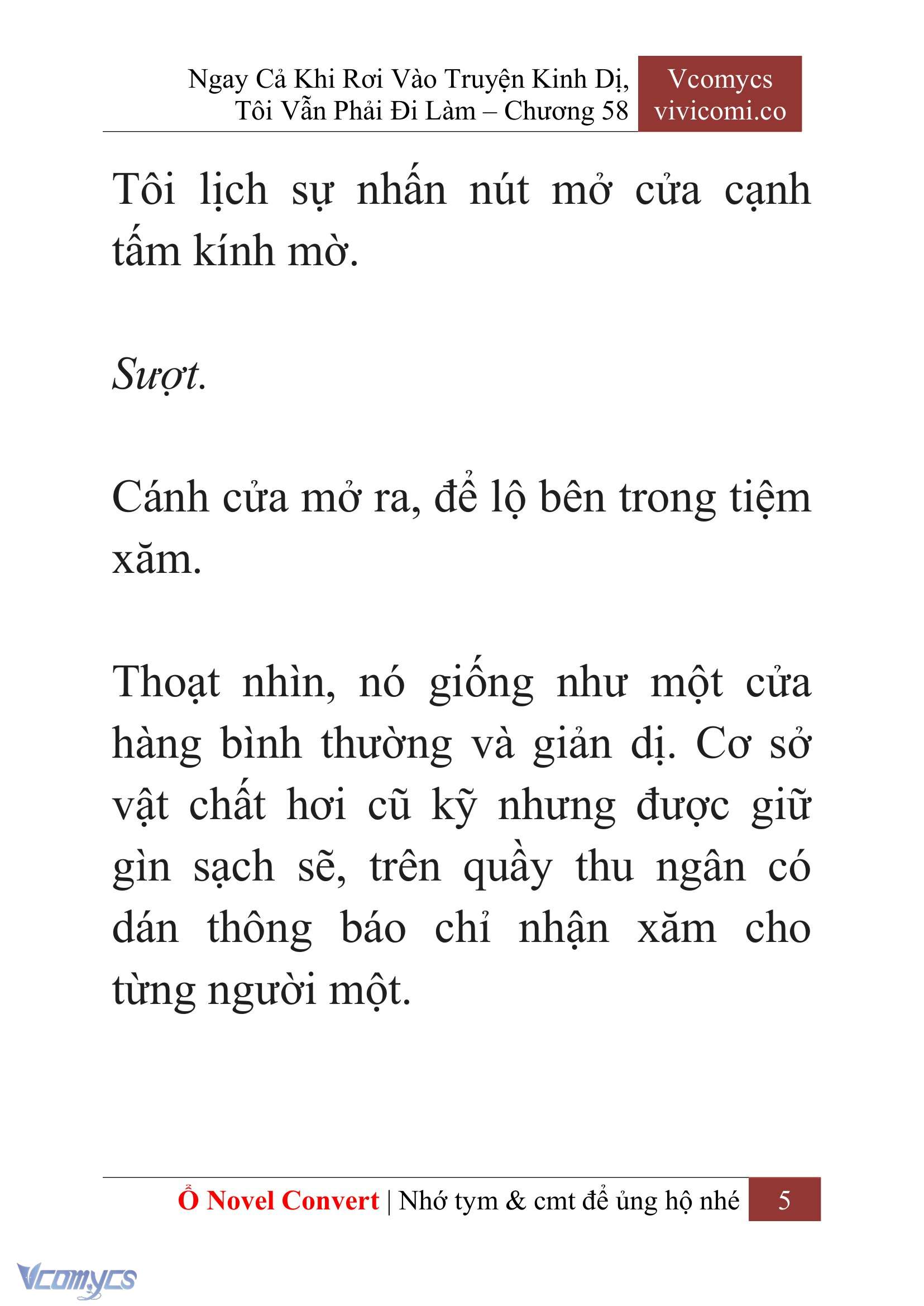 [Novel] Ngay Cả Khi Rơi Vào Truyện Kinh Dị, Tôi Vẫn Phải Đi Làm Chapter 58 - Trang 9