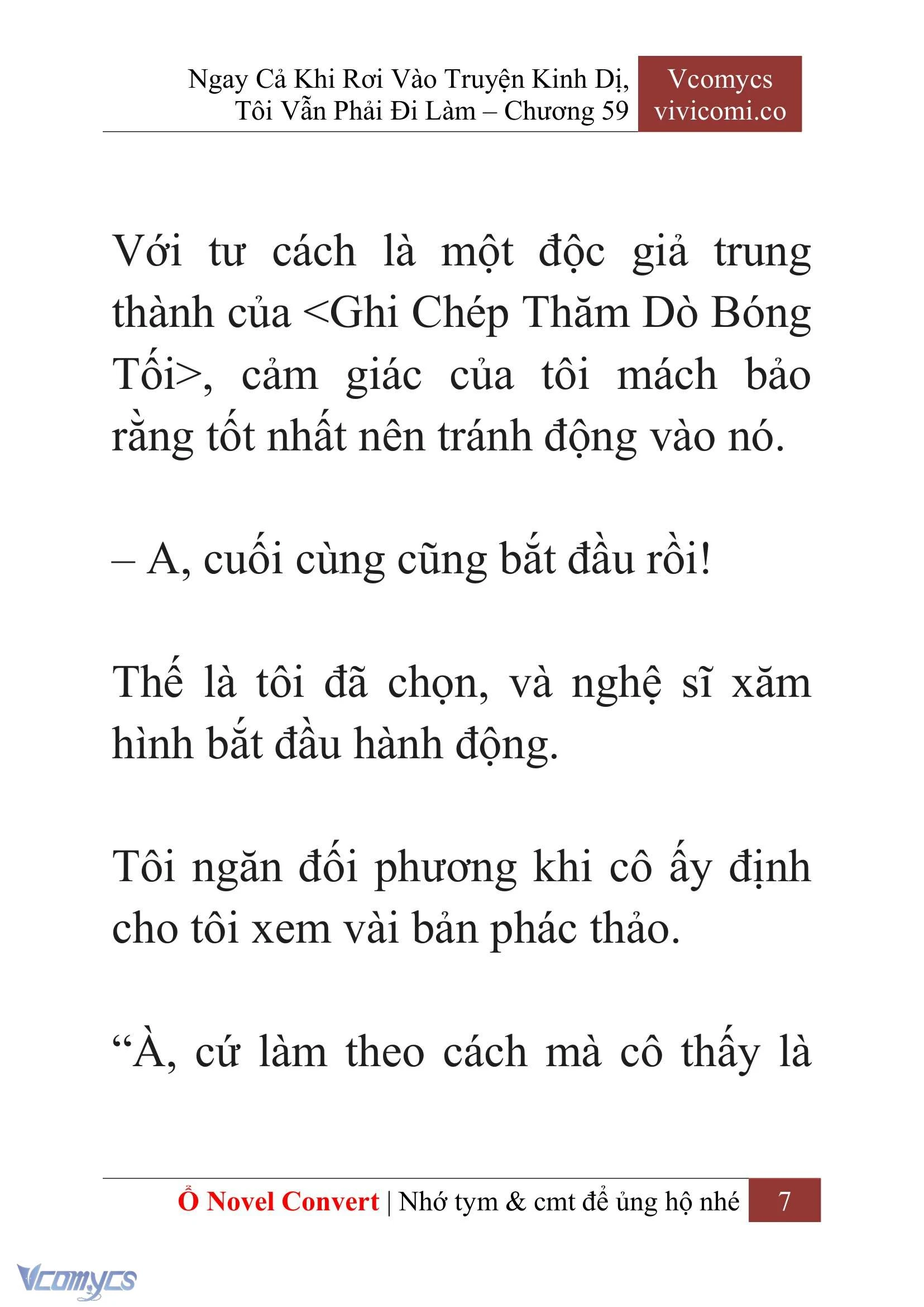 [Novel] Ngay Cả Khi Rơi Vào Truyện Kinh Dị, Tôi Vẫn Phải Đi Làm Chapter 59 - Trang 11