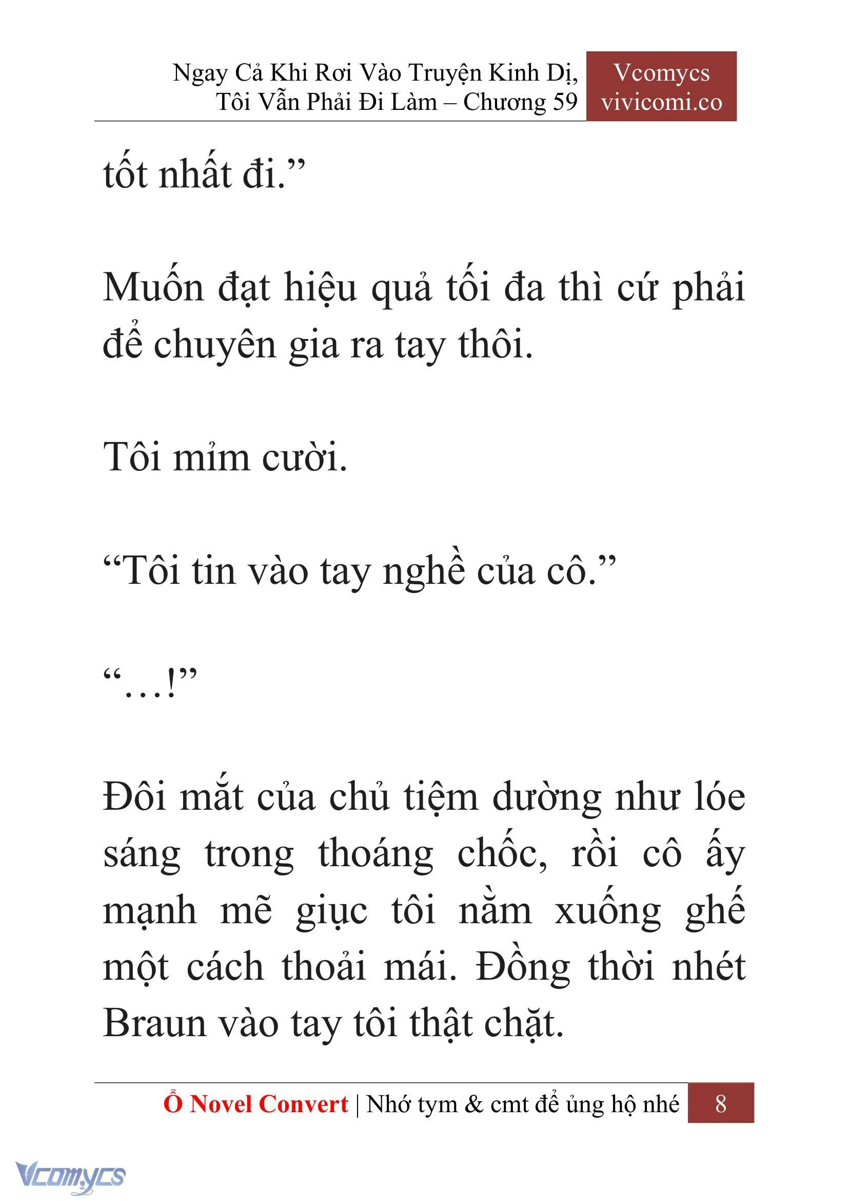 [Novel] Ngay Cả Khi Rơi Vào Truyện Kinh Dị, Tôi Vẫn Phải Đi Làm Chapter 59 - Trang 12