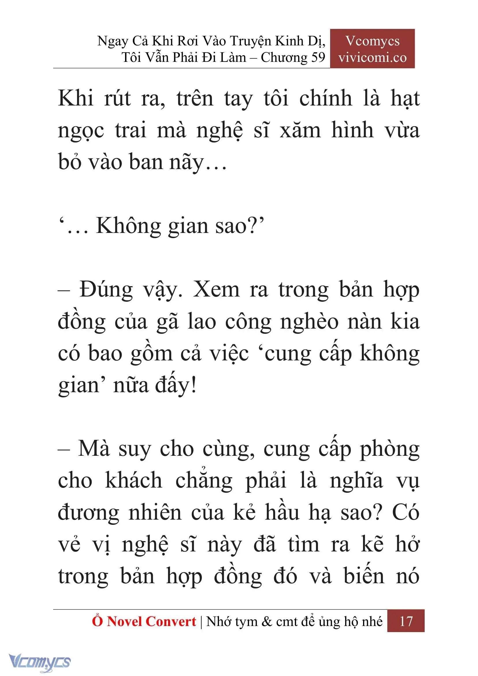 [Novel] Ngay Cả Khi Rơi Vào Truyện Kinh Dị, Tôi Vẫn Phải Đi Làm Chapter 59 - Trang 21