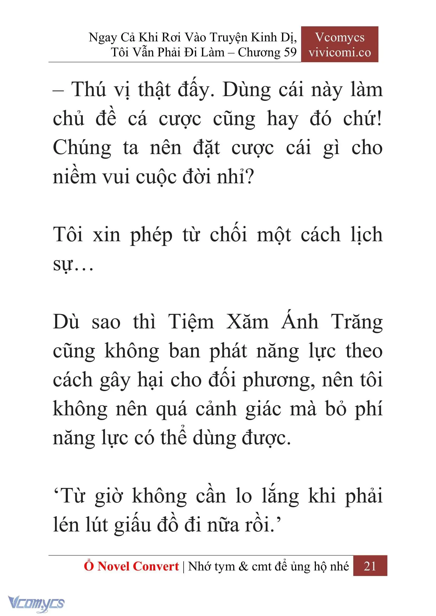 [Novel] Ngay Cả Khi Rơi Vào Truyện Kinh Dị, Tôi Vẫn Phải Đi Làm Chapter 59 - Trang 25