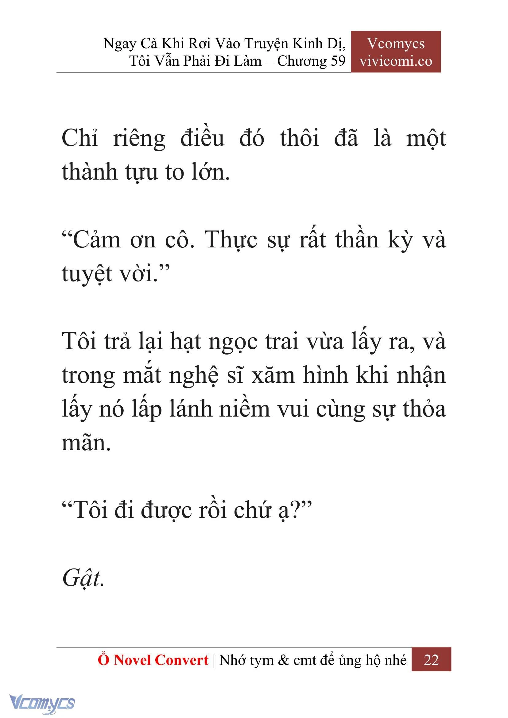 [Novel] Ngay Cả Khi Rơi Vào Truyện Kinh Dị, Tôi Vẫn Phải Đi Làm Chapter 59 - Trang 26