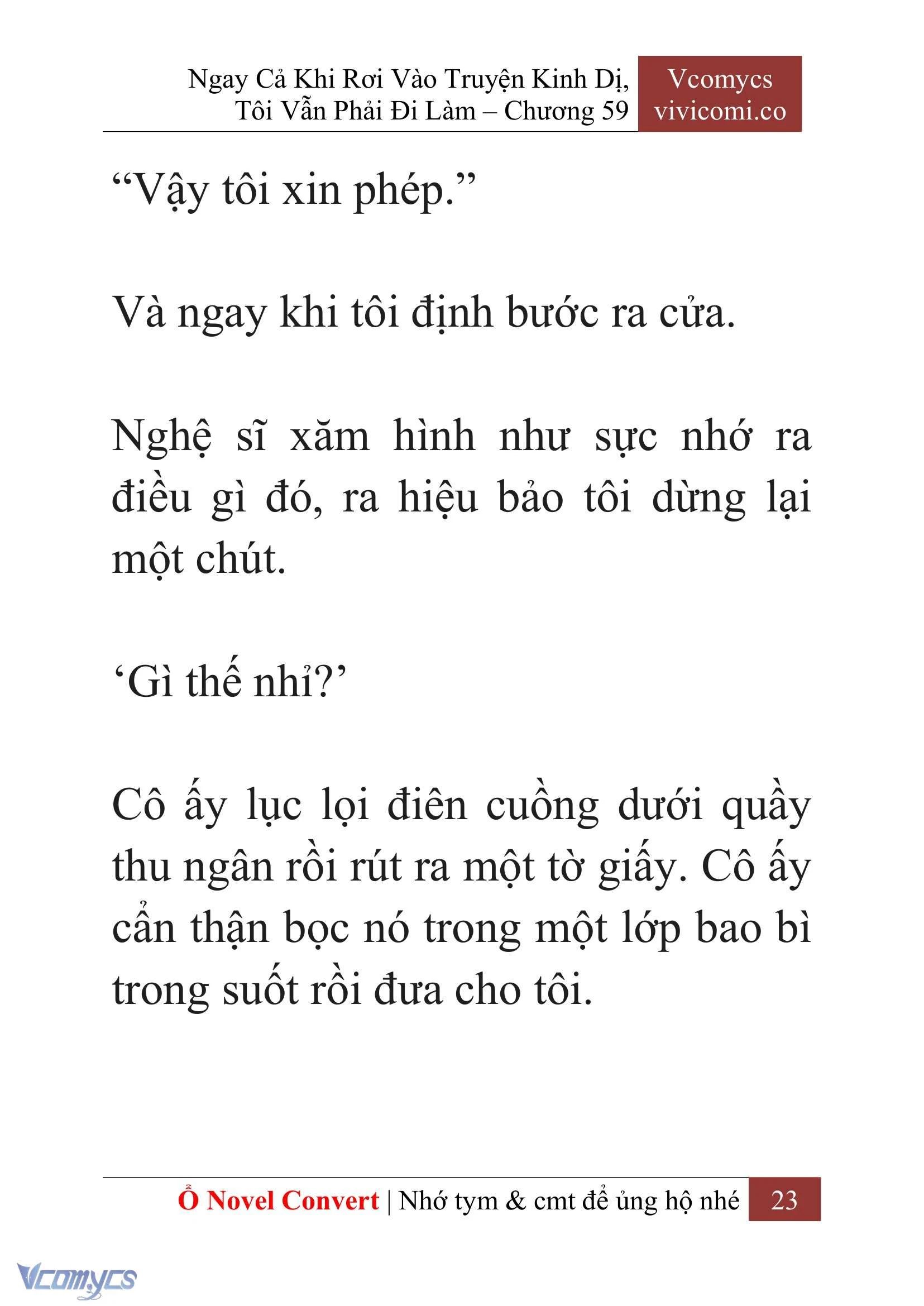 [Novel] Ngay Cả Khi Rơi Vào Truyện Kinh Dị, Tôi Vẫn Phải Đi Làm Chapter 59 - Trang 27