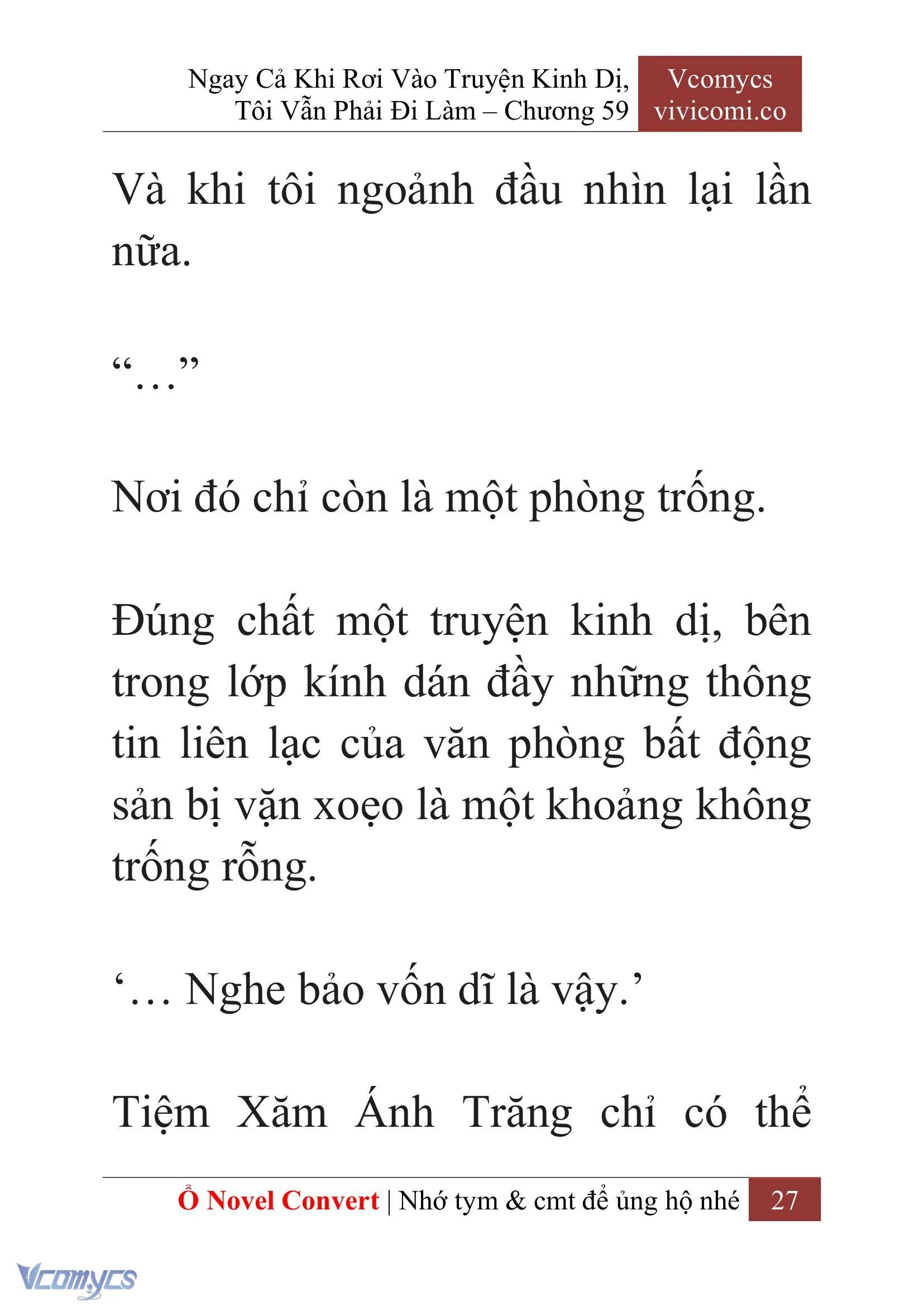 [Novel] Ngay Cả Khi Rơi Vào Truyện Kinh Dị, Tôi Vẫn Phải Đi Làm Chapter 59 - Trang 31