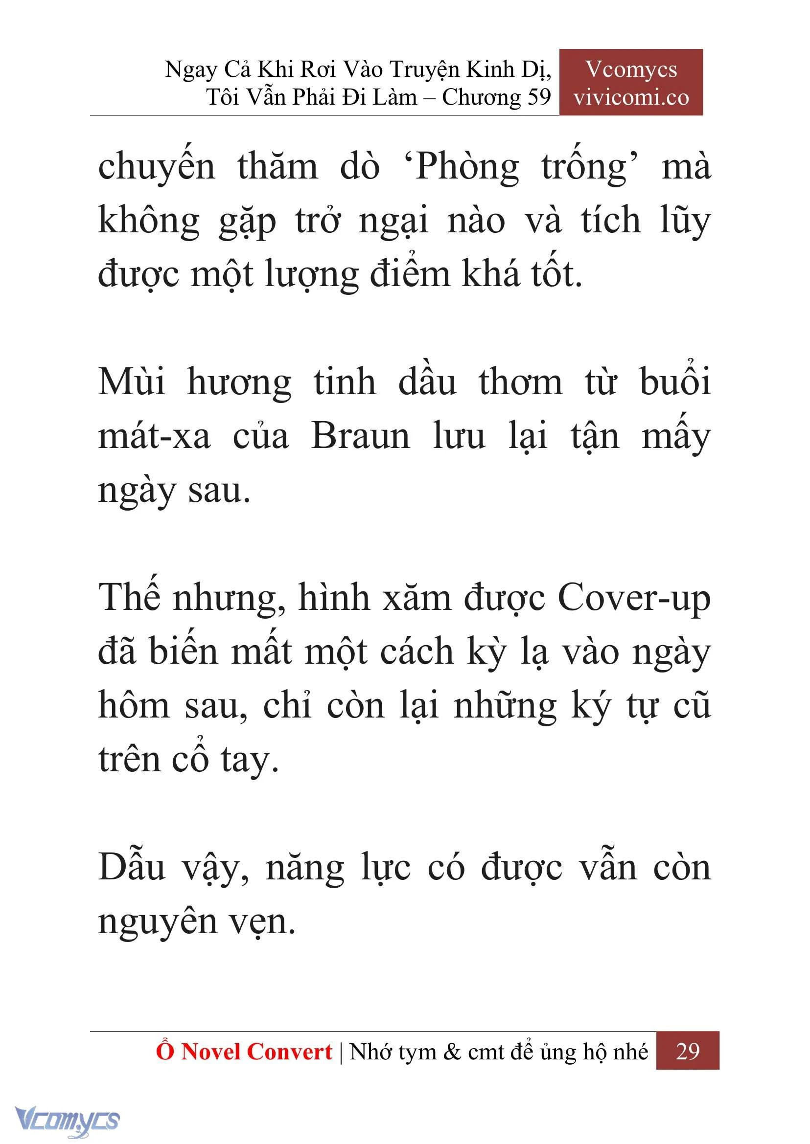 [Novel] Ngay Cả Khi Rơi Vào Truyện Kinh Dị, Tôi Vẫn Phải Đi Làm Chapter 59 - Trang 33