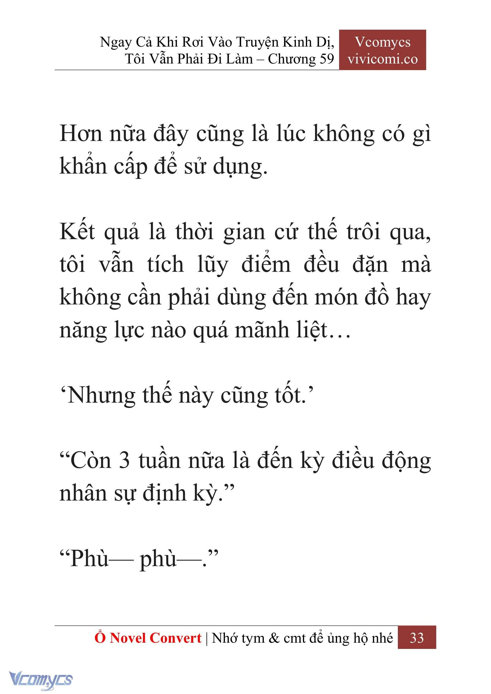 [Novel] Ngay Cả Khi Rơi Vào Truyện Kinh Dị, Tôi Vẫn Phải Đi Làm Chapter 59 - Trang 37
