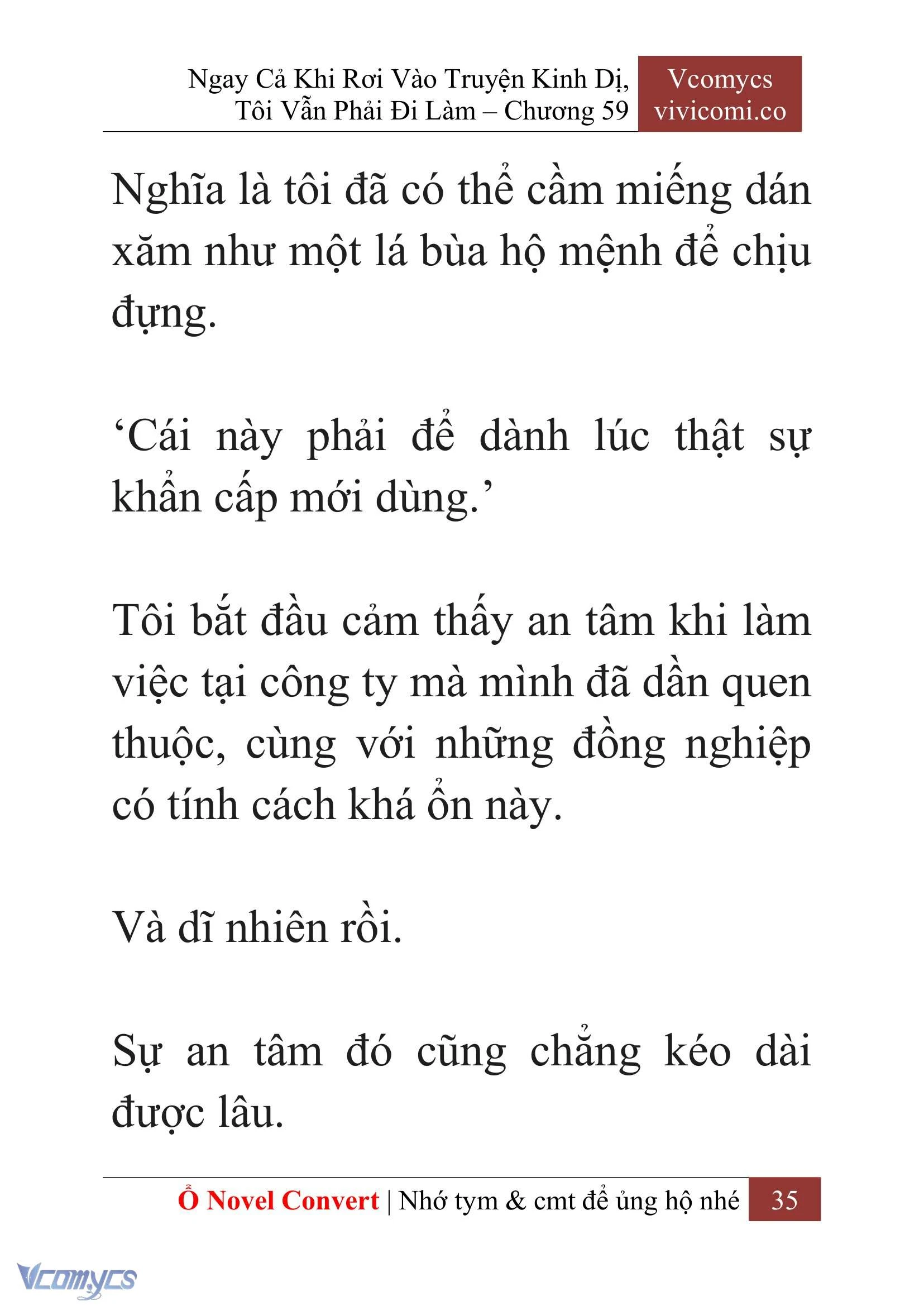 [Novel] Ngay Cả Khi Rơi Vào Truyện Kinh Dị, Tôi Vẫn Phải Đi Làm Chapter 59 - Trang 39