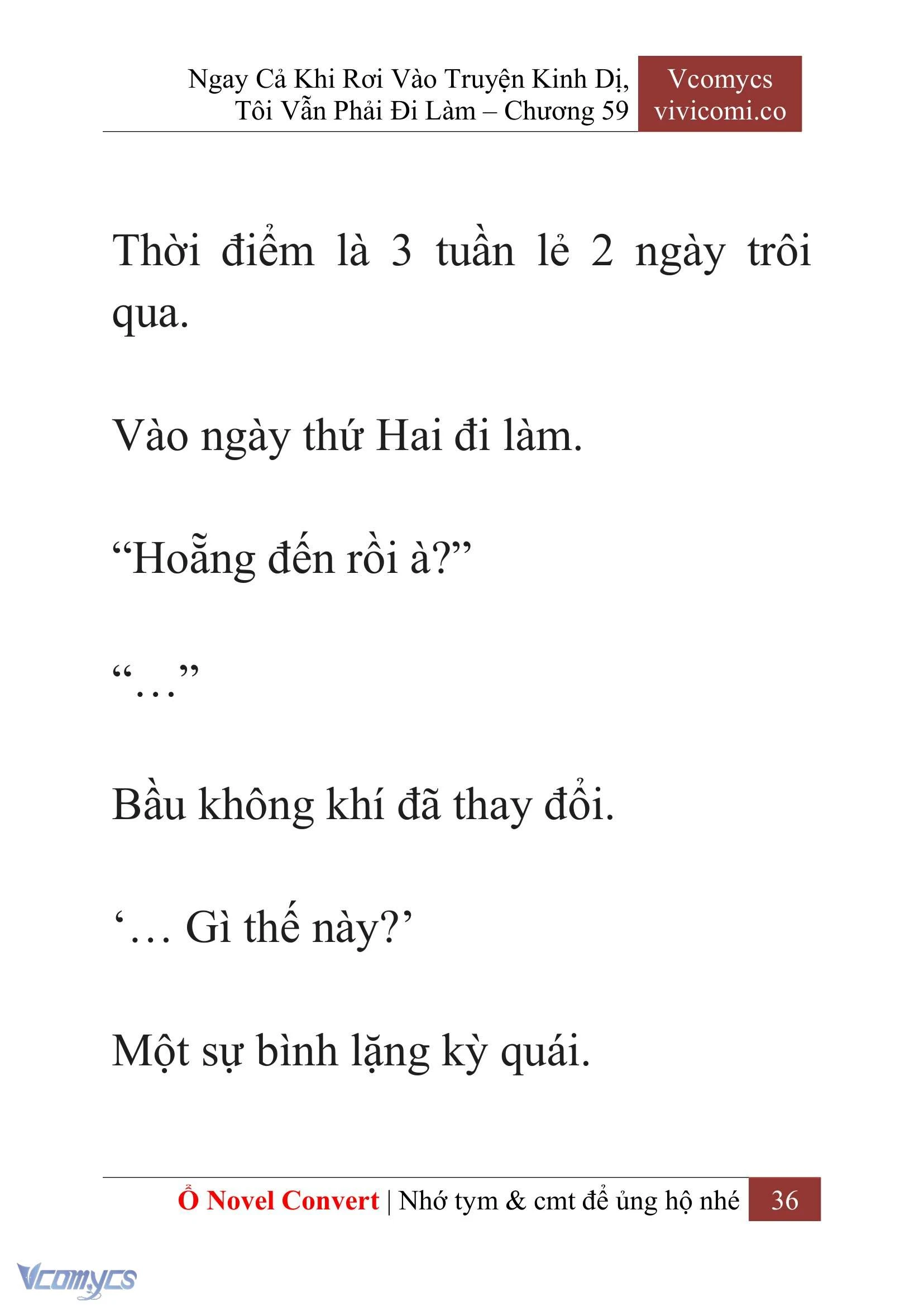 [Novel] Ngay Cả Khi Rơi Vào Truyện Kinh Dị, Tôi Vẫn Phải Đi Làm Chapter 59 - Trang 40